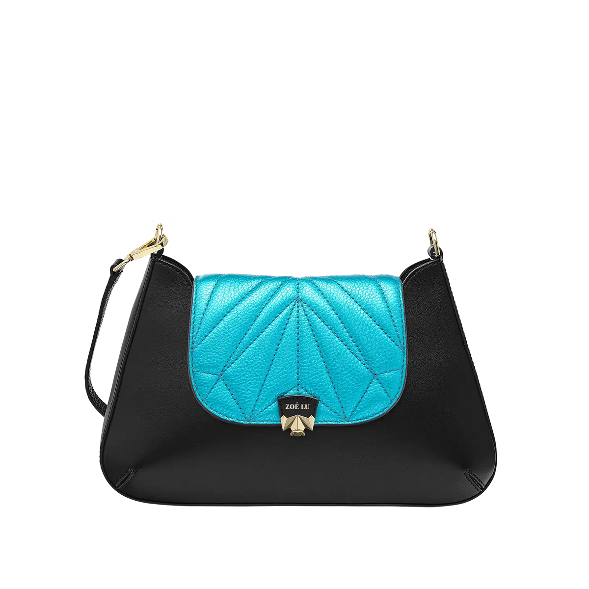 Wechselklappe - Mini Kinda Curacao - türkis-metallic