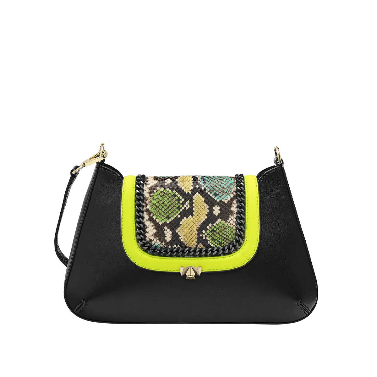 Wechselklappe - Mini Venom Neon - gelb-bunt