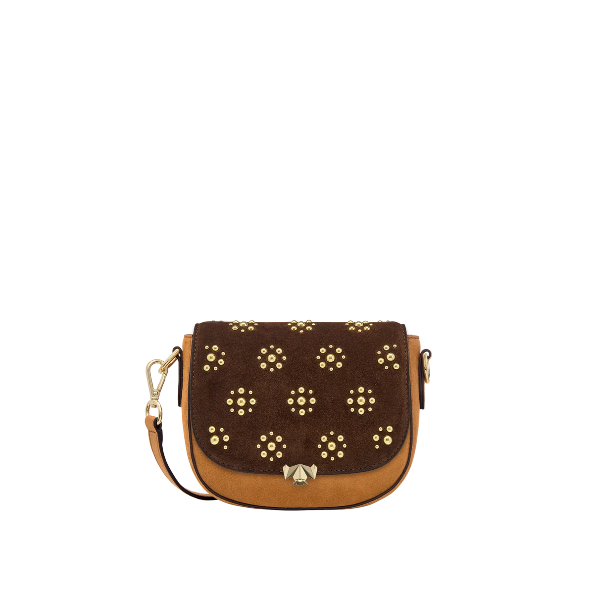 Wechselklappe - Mini Rebel Bloom - braun
