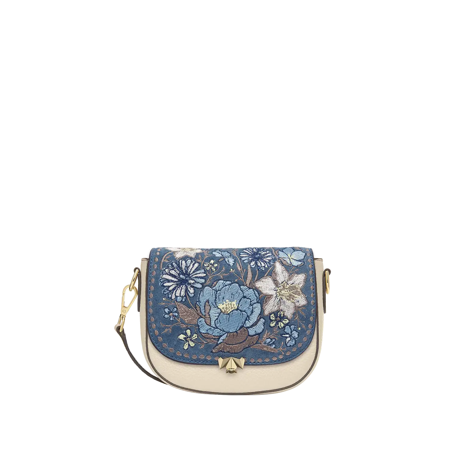 Wechselklappe - Mini Butter Bloom - blau