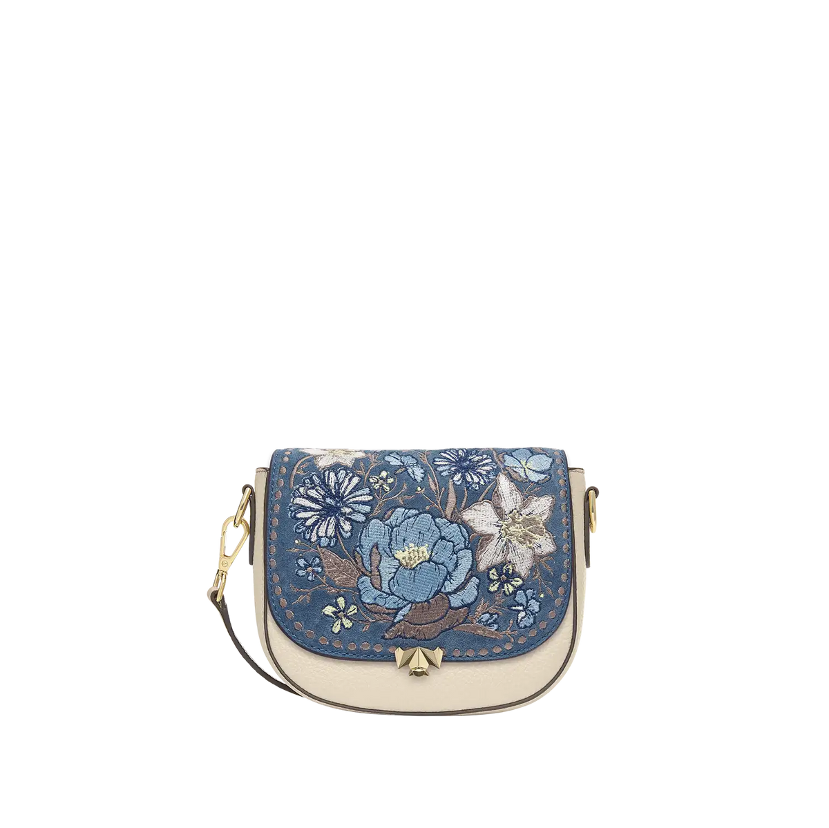 Wechselklappe - Mini Butter Bloom - blau