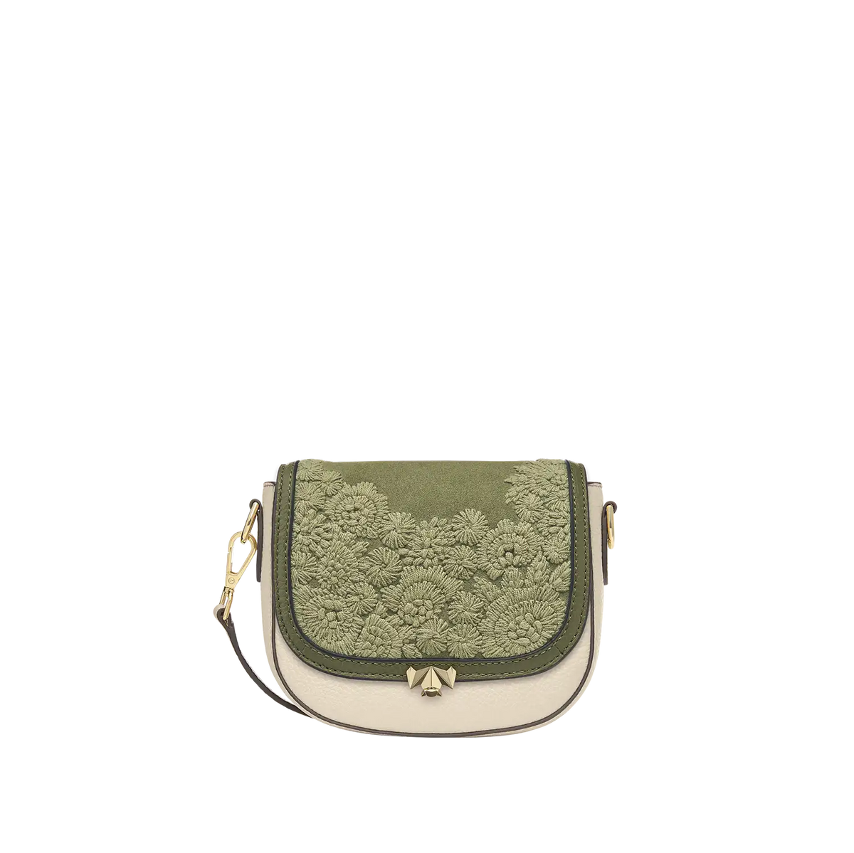Wechselklappe -  Mini Cozy Bloom - olive