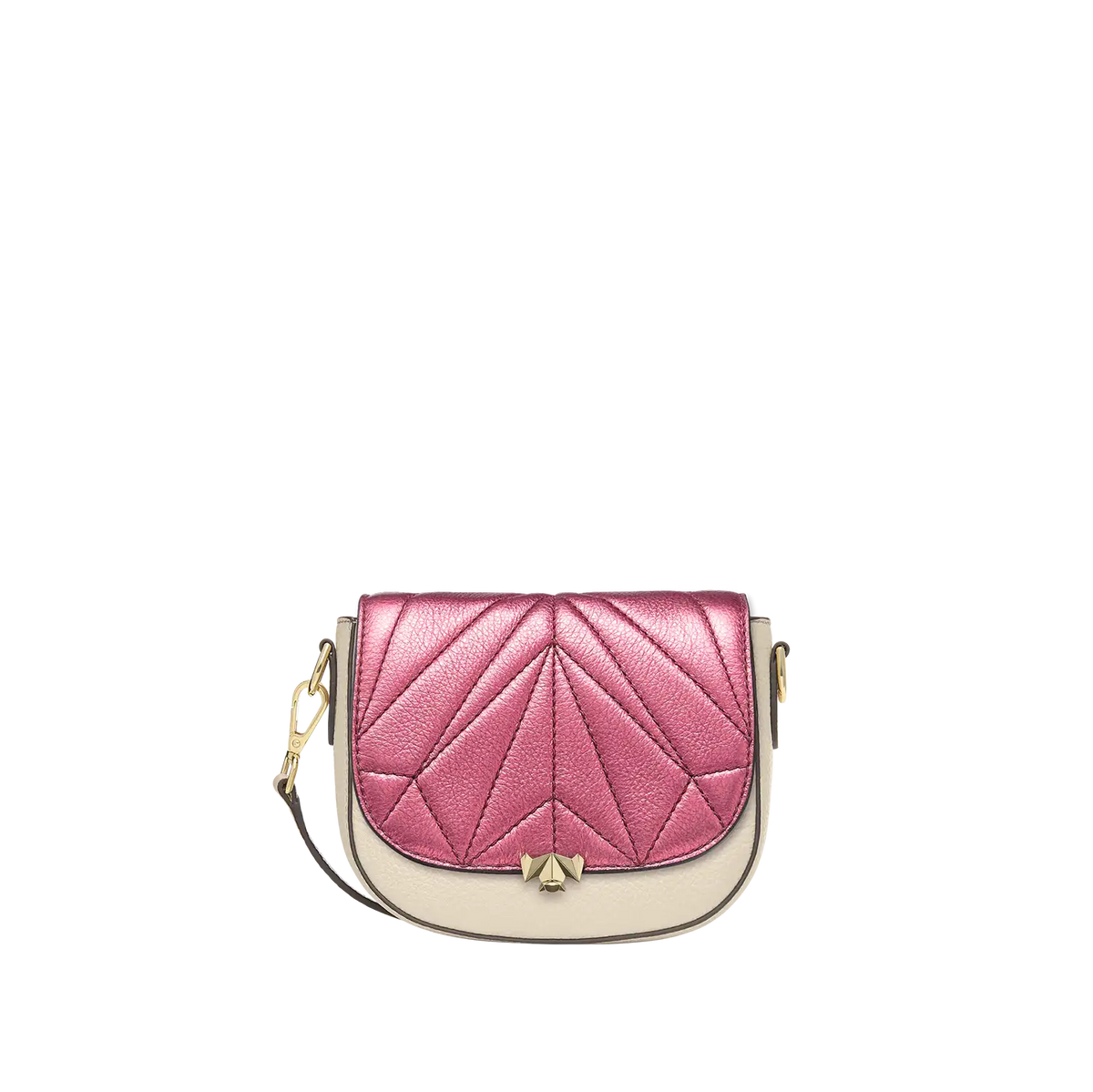 Wechselklappe - Mini Kinda Metallic Mulberry - pink-metallic