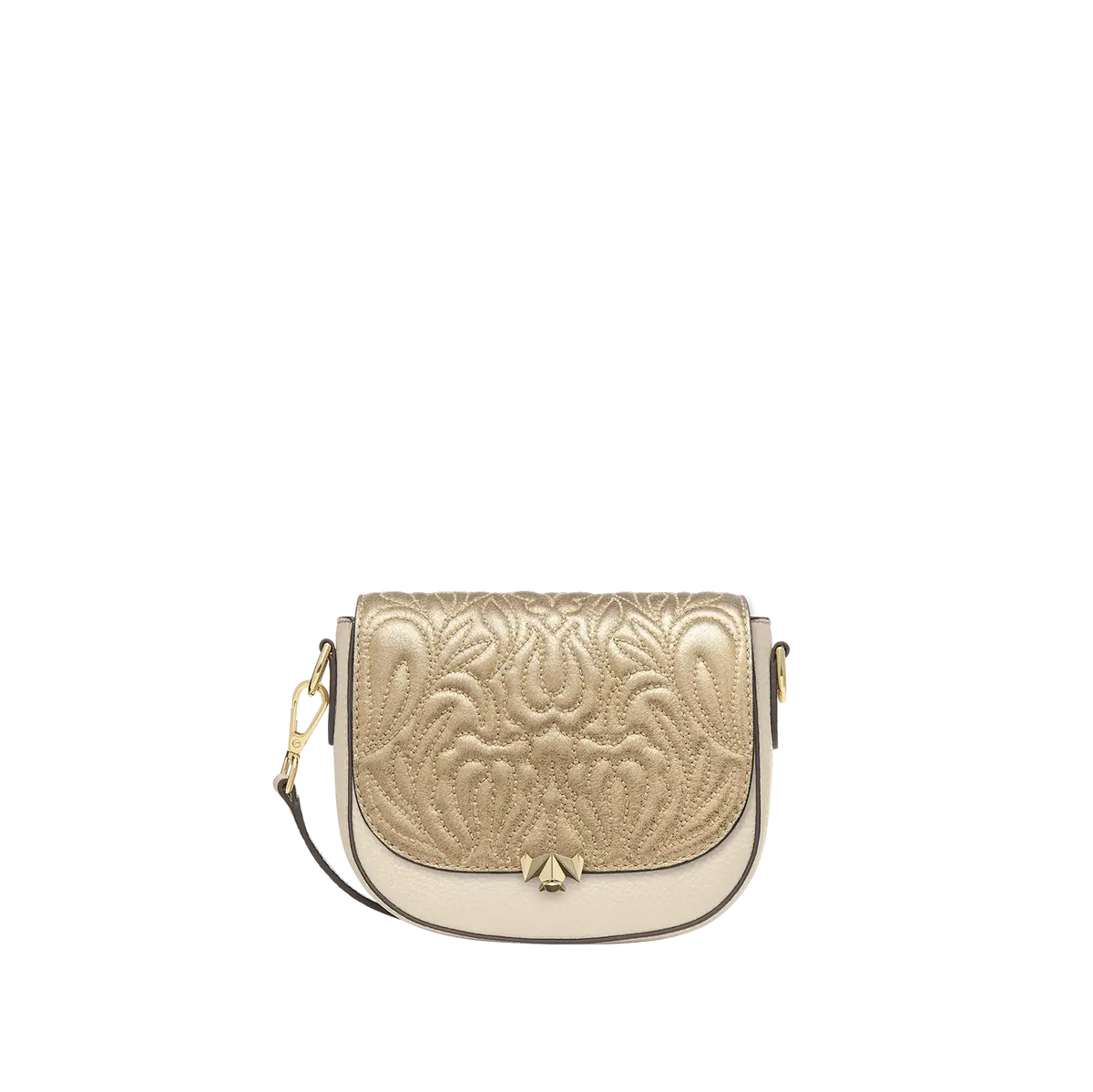 Wechselklappe - Mini Majestic Bloom - gold