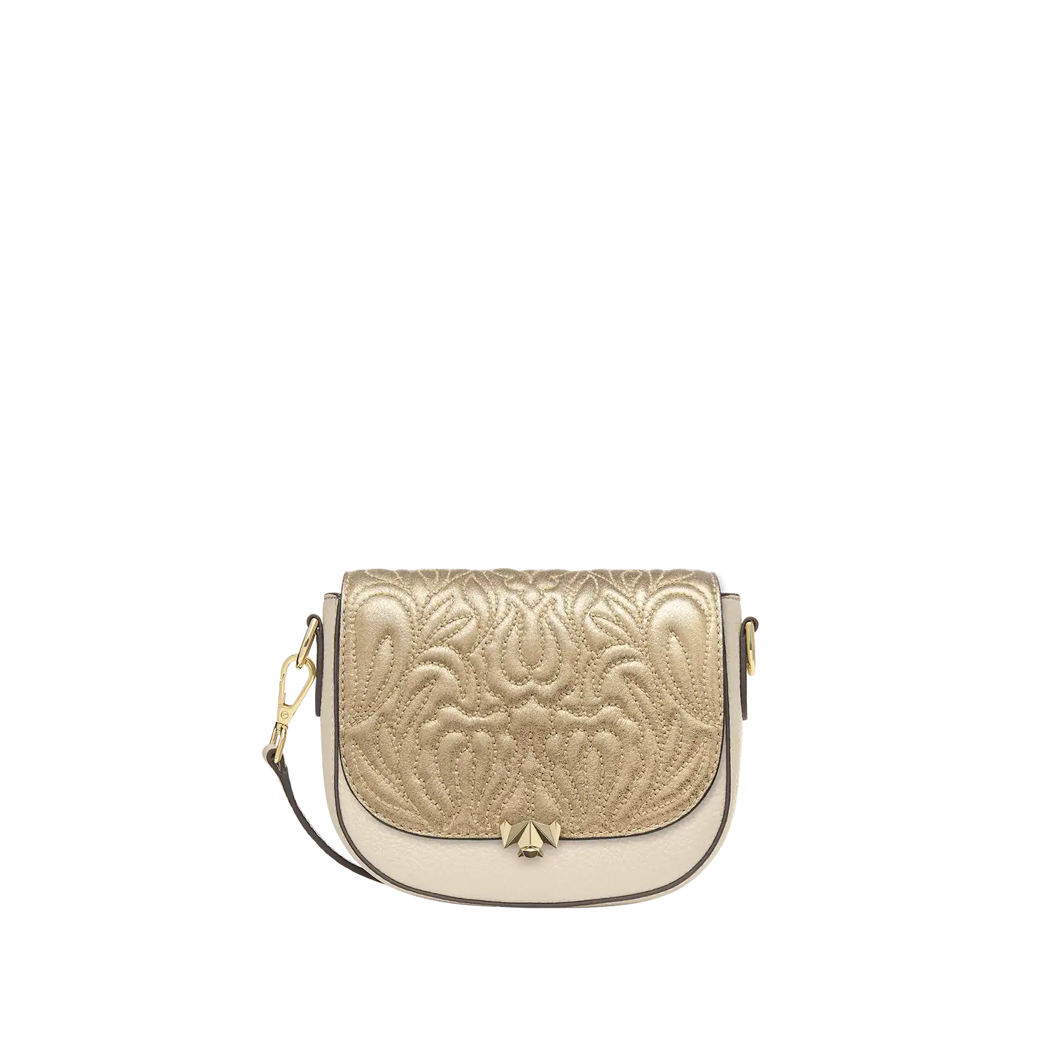 Wechselklappe - Mini Majestic Bloom - gold