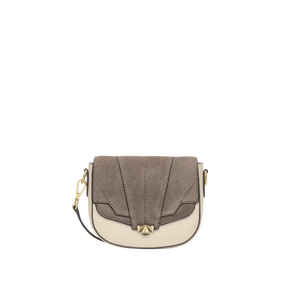 Wechselklappe - Mini Milky Solitair - taupe