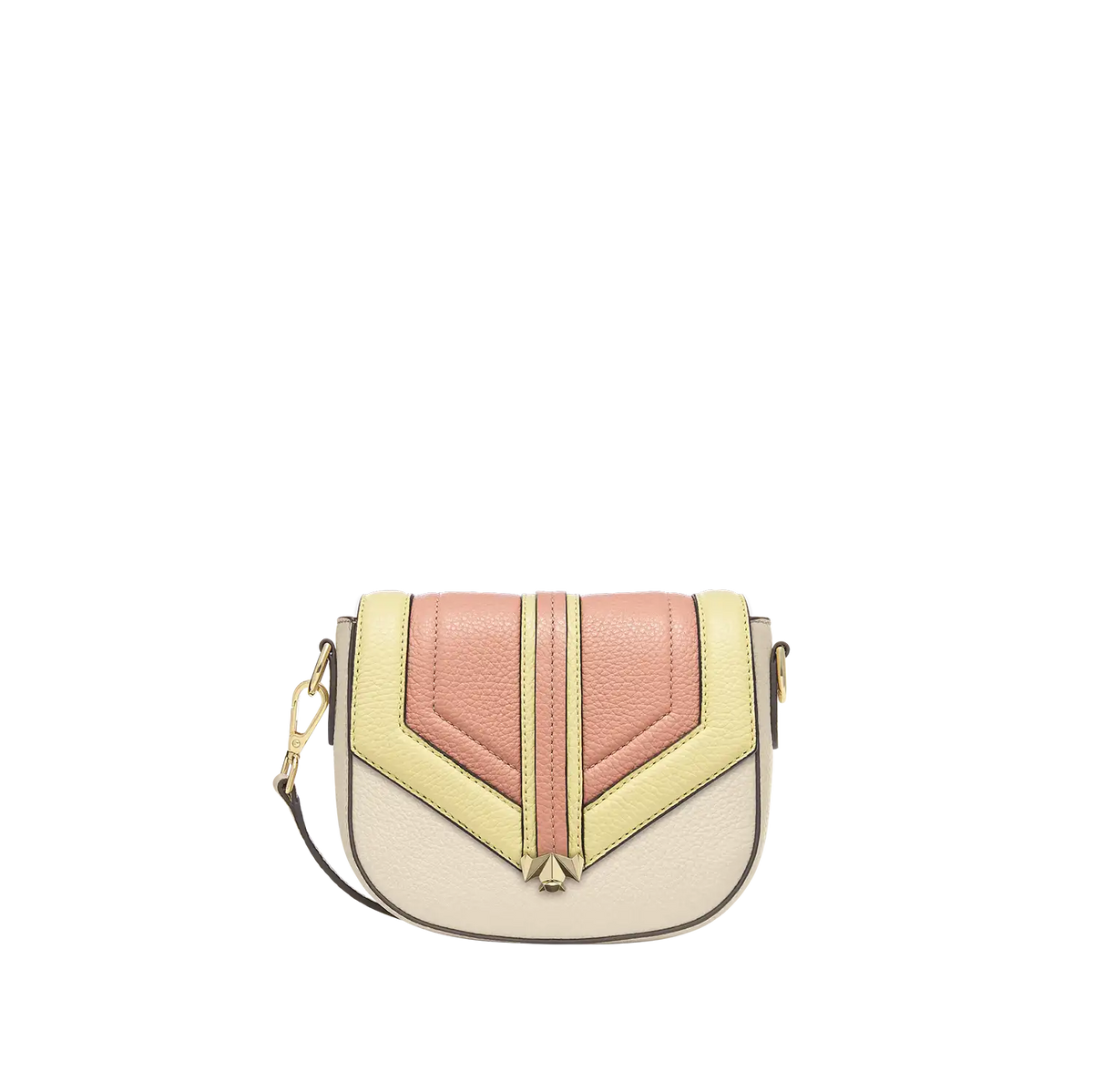 Wechselklappe - Mini Pastel Harmony - gelb-rosa