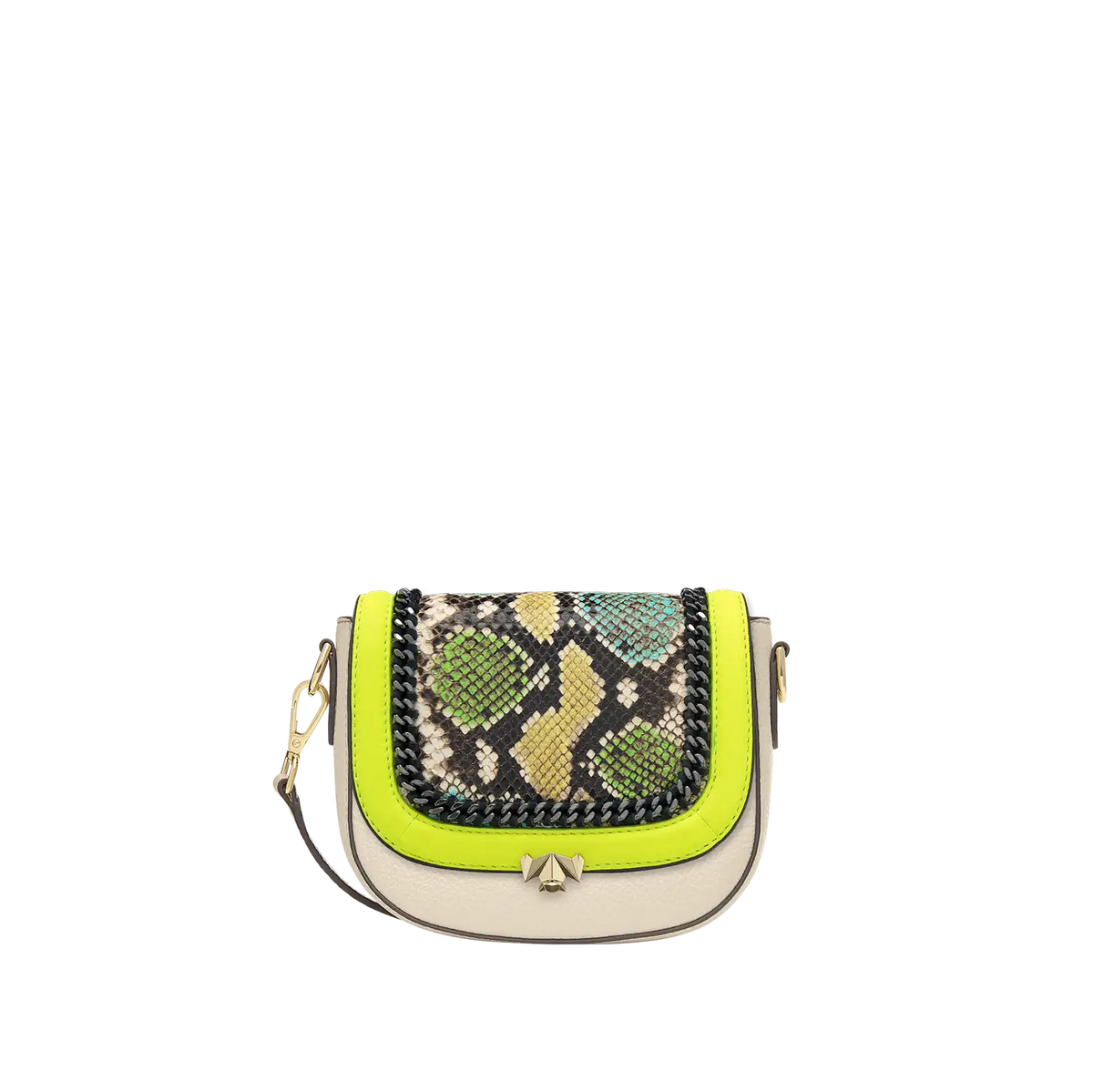 Wechselklappe - Mini Venom Neon - gelb-bunt