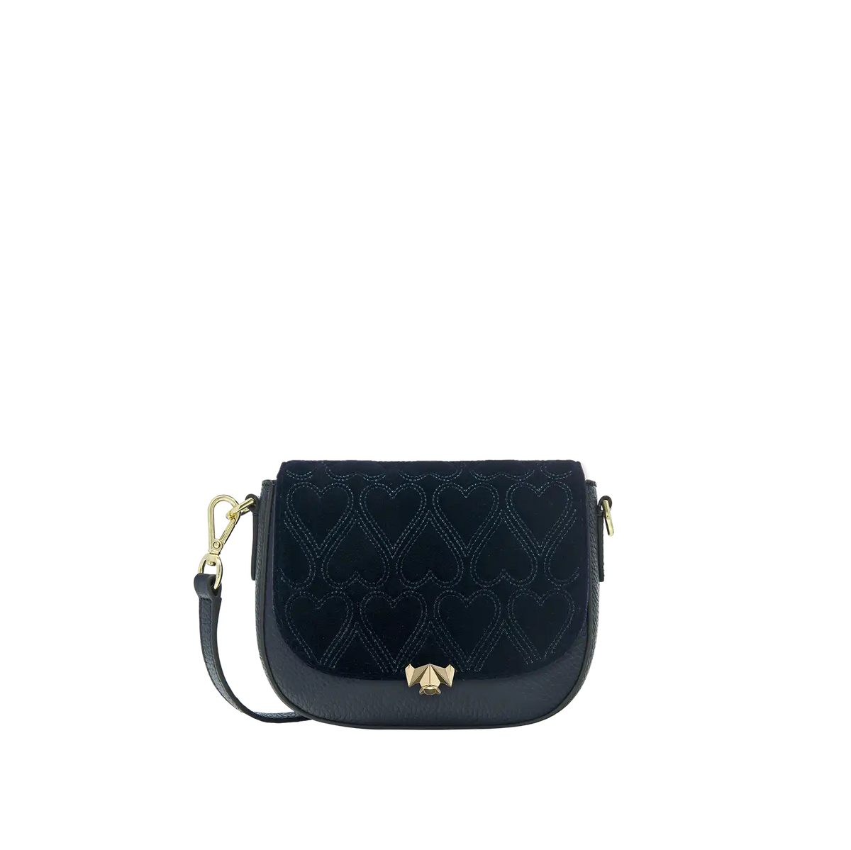 Wechselklappe - Mini Amour de Velours - dunkelblau