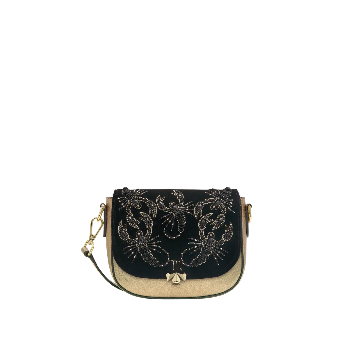 Wechselklappe - Mini Gilded Scorpion - schwarz