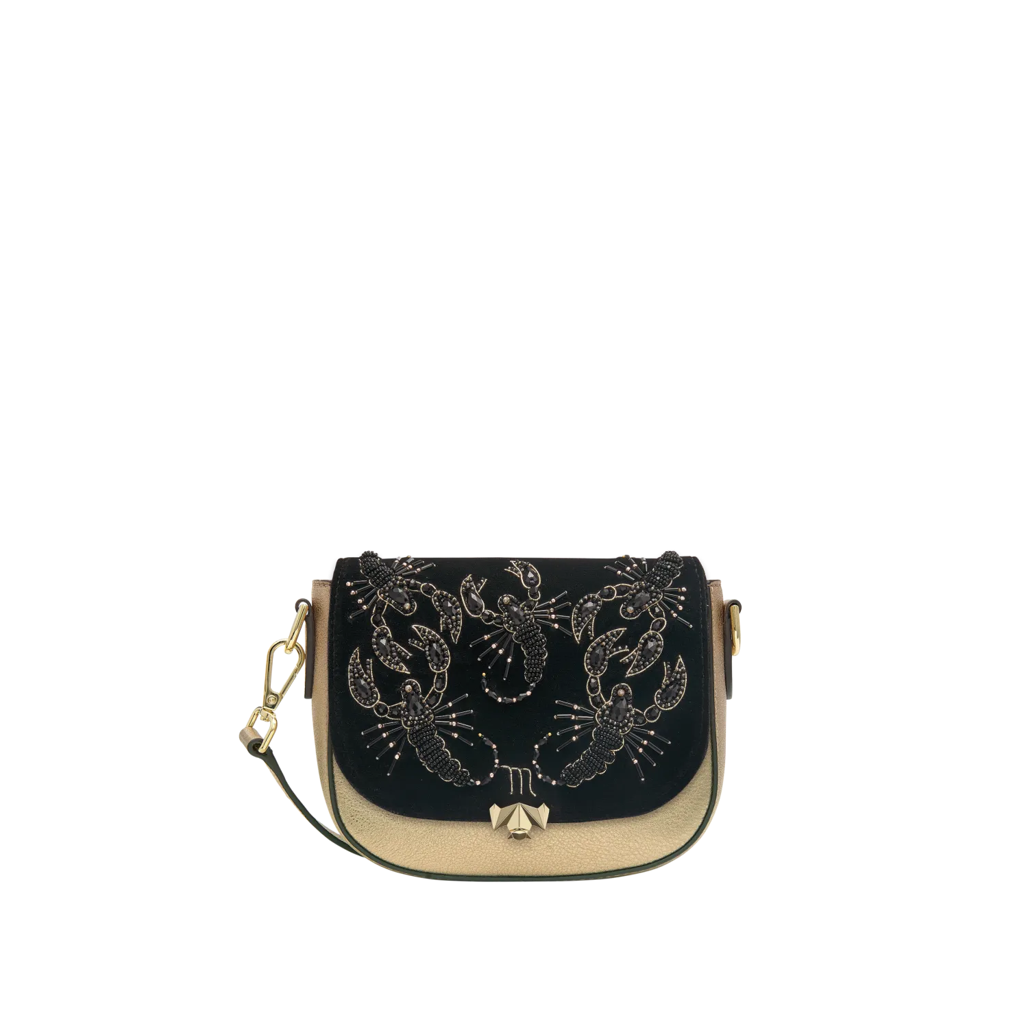 Wechselklappe - Mini Gilded Scorpion - schwarz