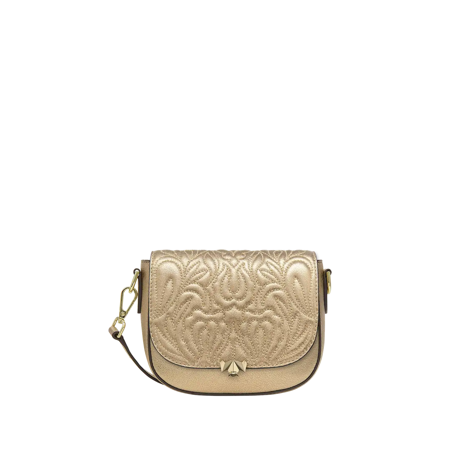 Wechselklappe - Mini Majestic Bloom - gold