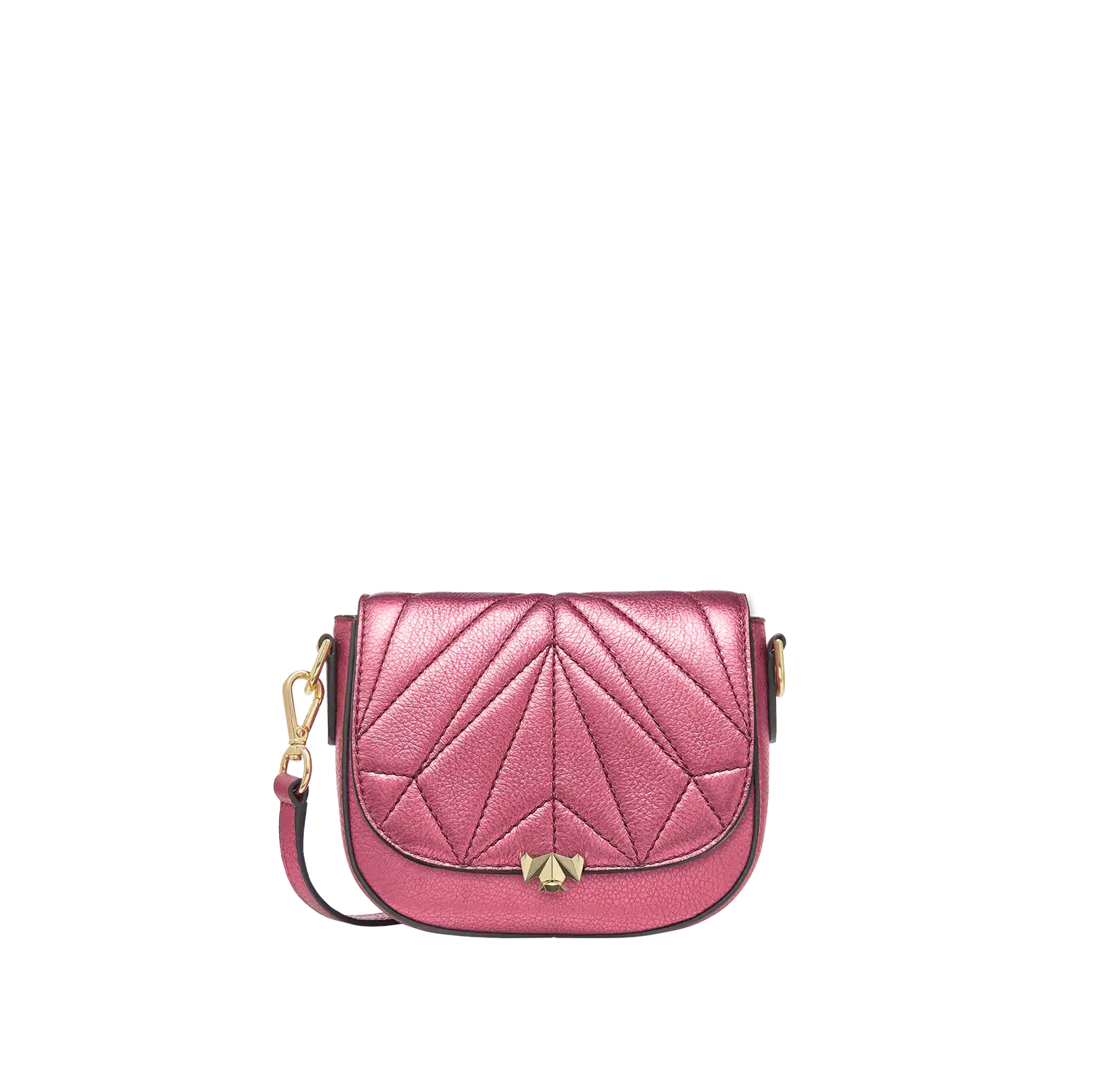 Wechselklappe - Mini Kinda Metallic Mulberry - pink-metallic