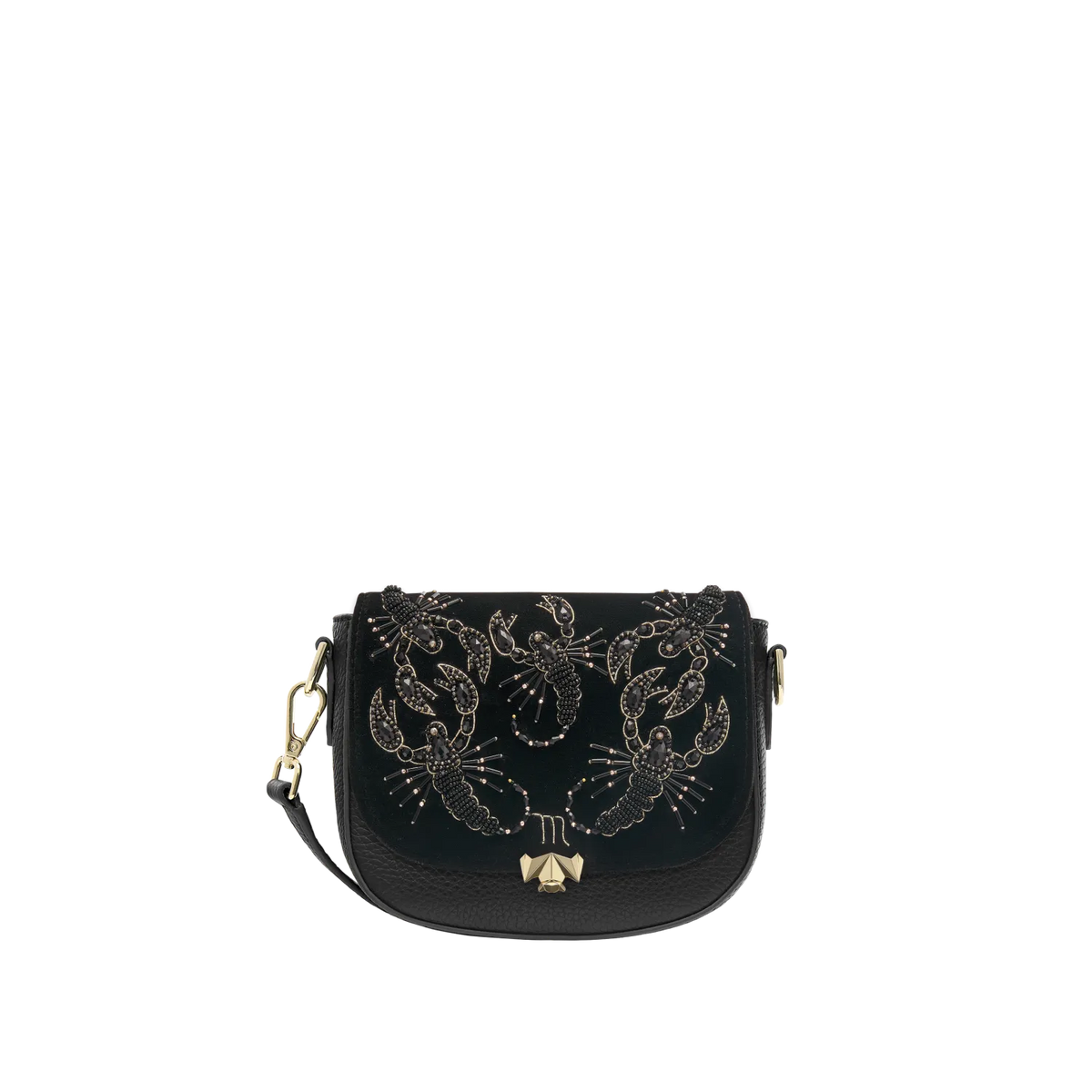 Wechselklappe - Mini Gilded Scorpion - schwarz
