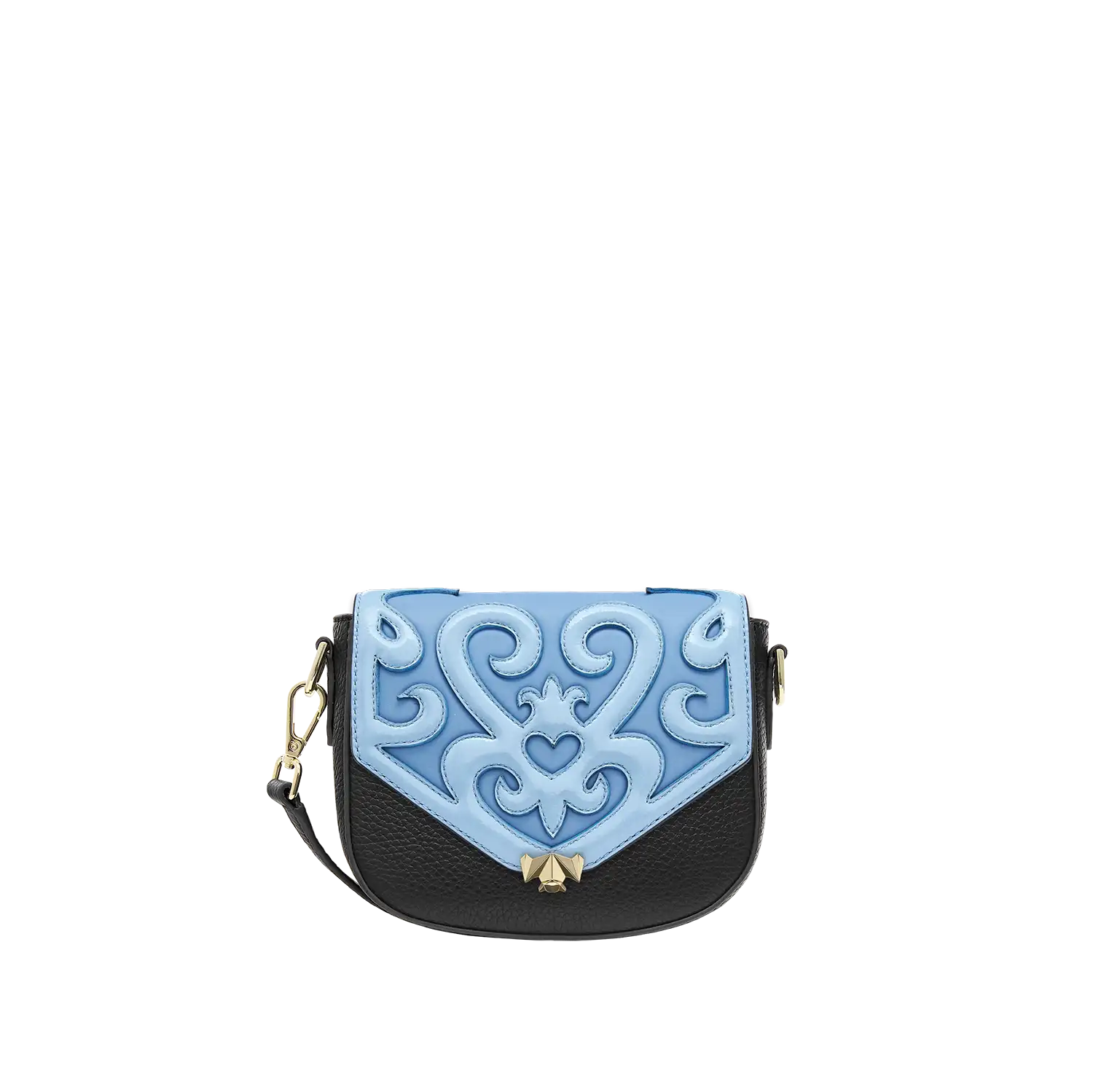 Wechselklappe - Mini Love Story - hellblau