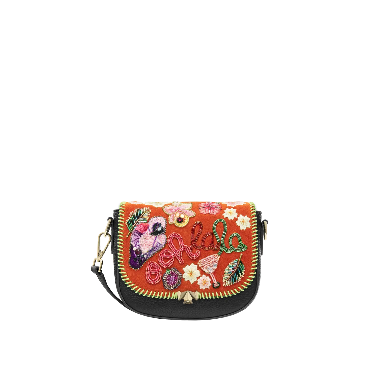 Wechselklappe - Mini Oh Lala - rosa-orange