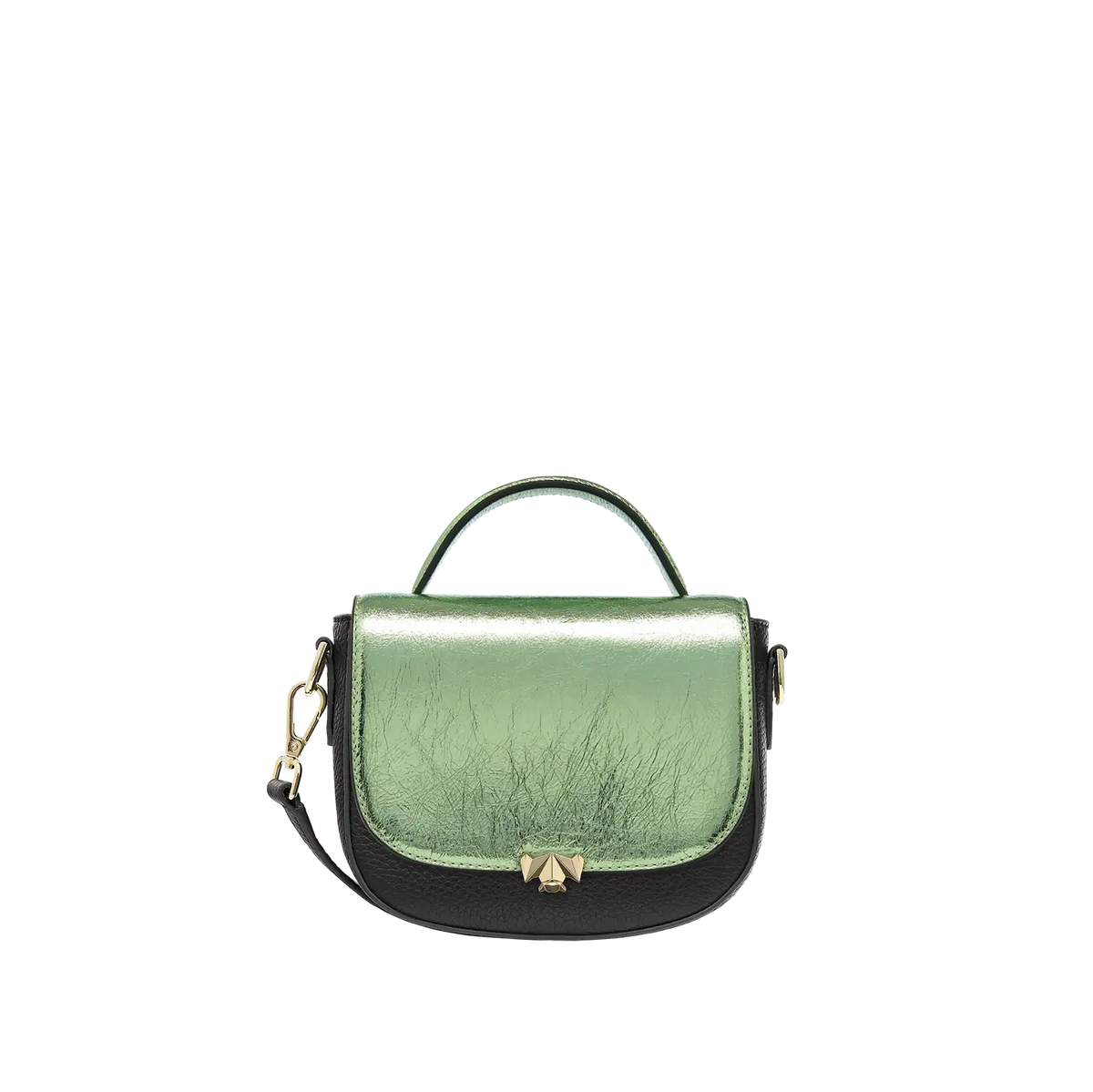 Wechselklappe - Mini Opal Breeze - grün-metallic