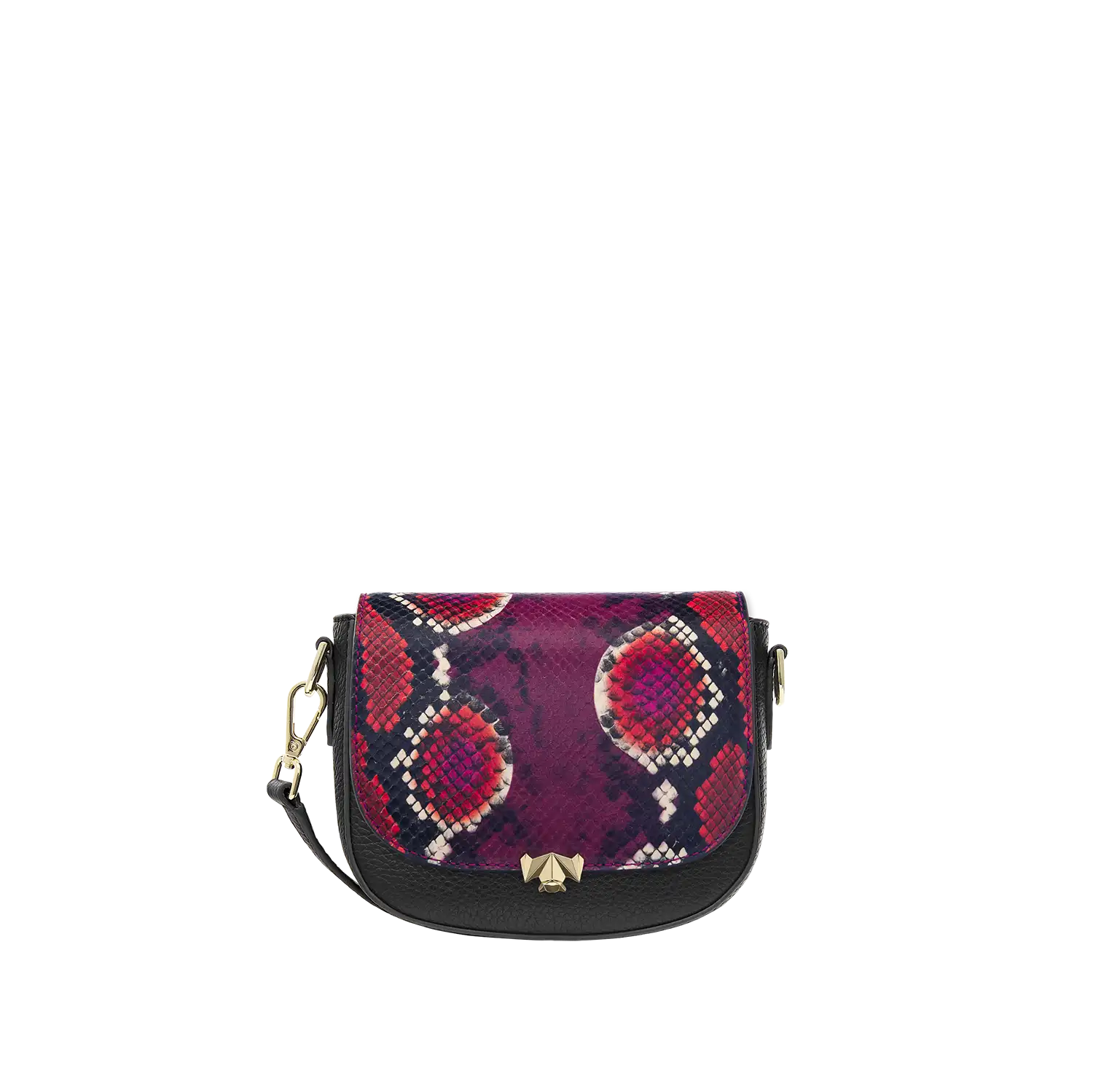 Wechselklappe - Mini Peacock Blaze - lila-bunt