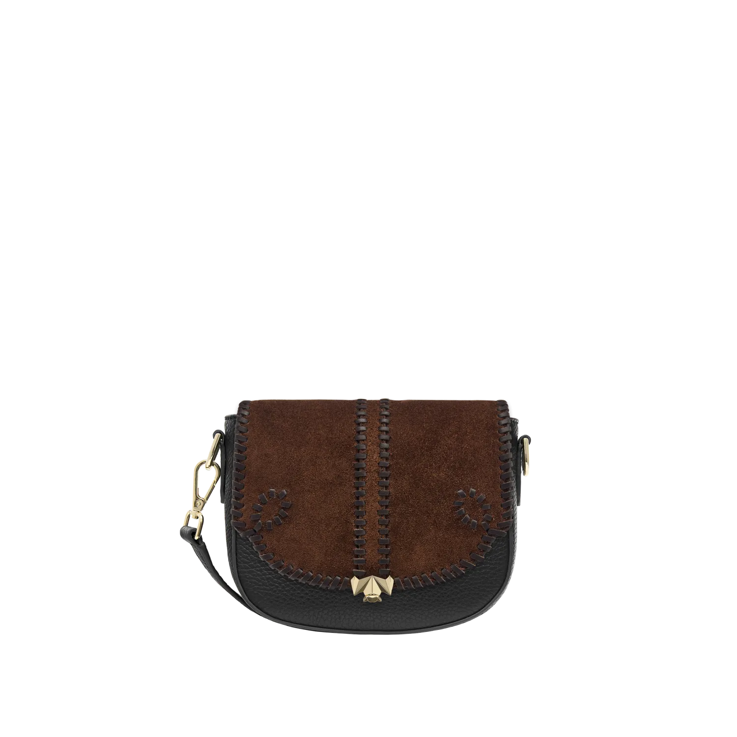 Wechselklappe - Mini Saddle Grace - braun