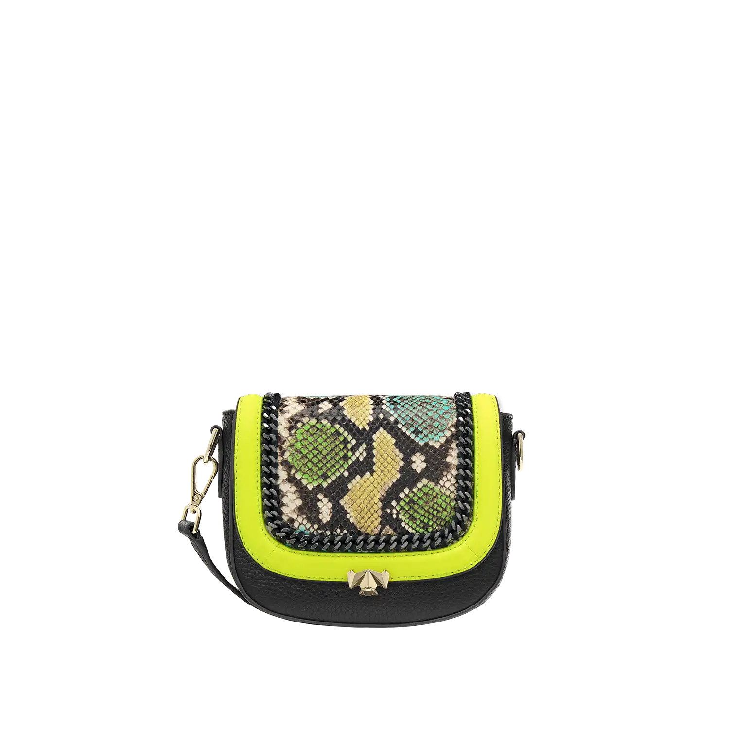 Wechselklappe - Mini Venom Neon - gelb-bunt