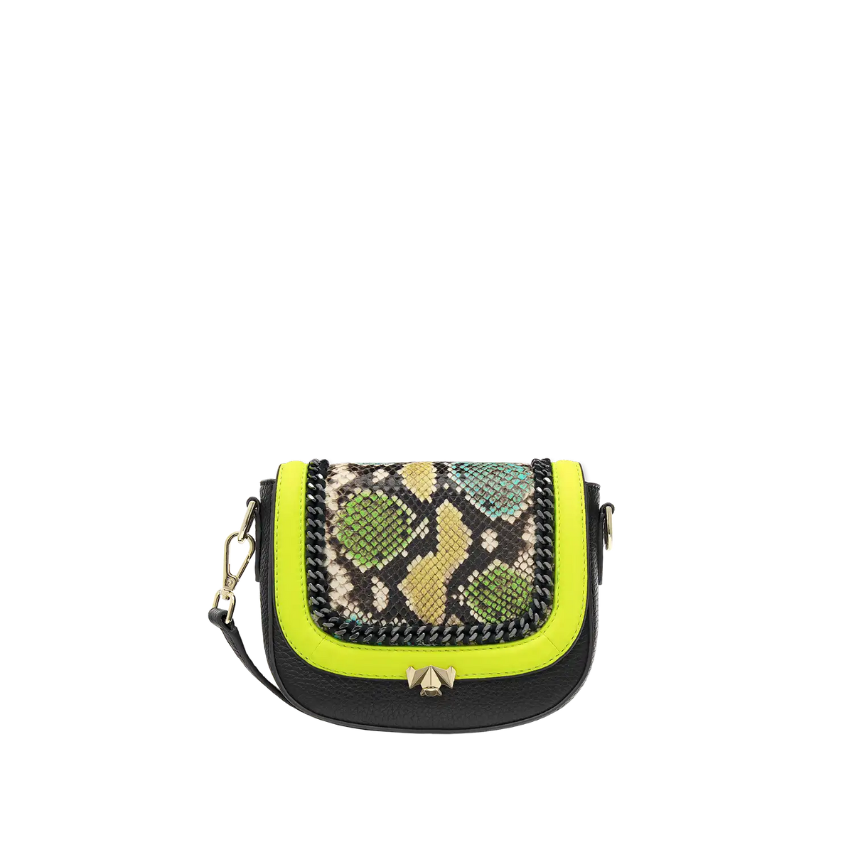 Wechselklappe - Mini Venom Neon - gelb-bunt