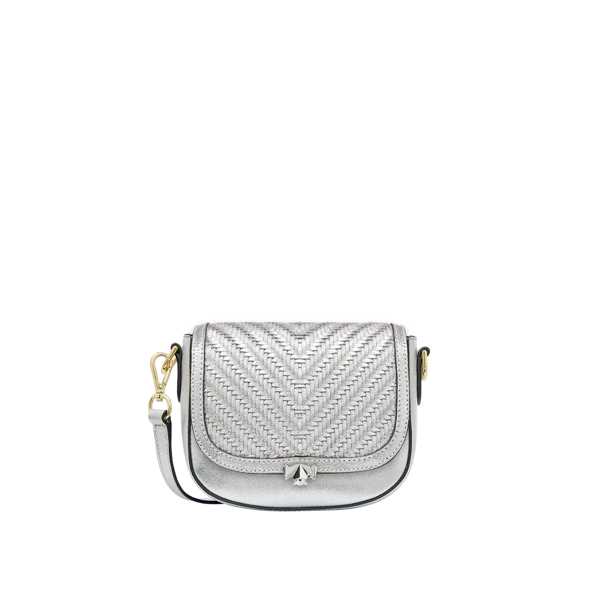 Wechselklappe - Mini Silver Star - silber