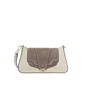 Wechselklappe - Mini Milky Solitair - taupe