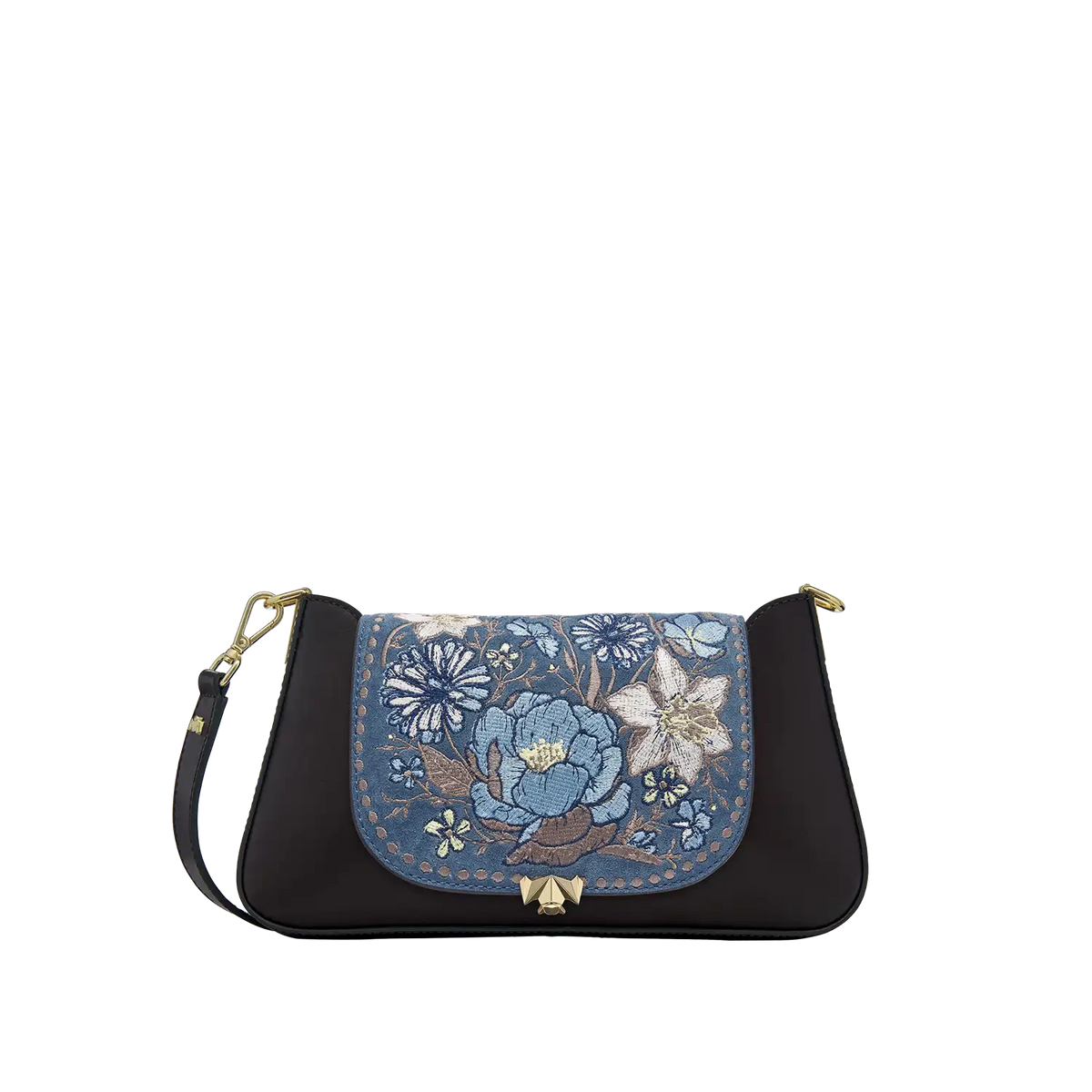 Wechselklappe - Mini Butter Bloom - blau