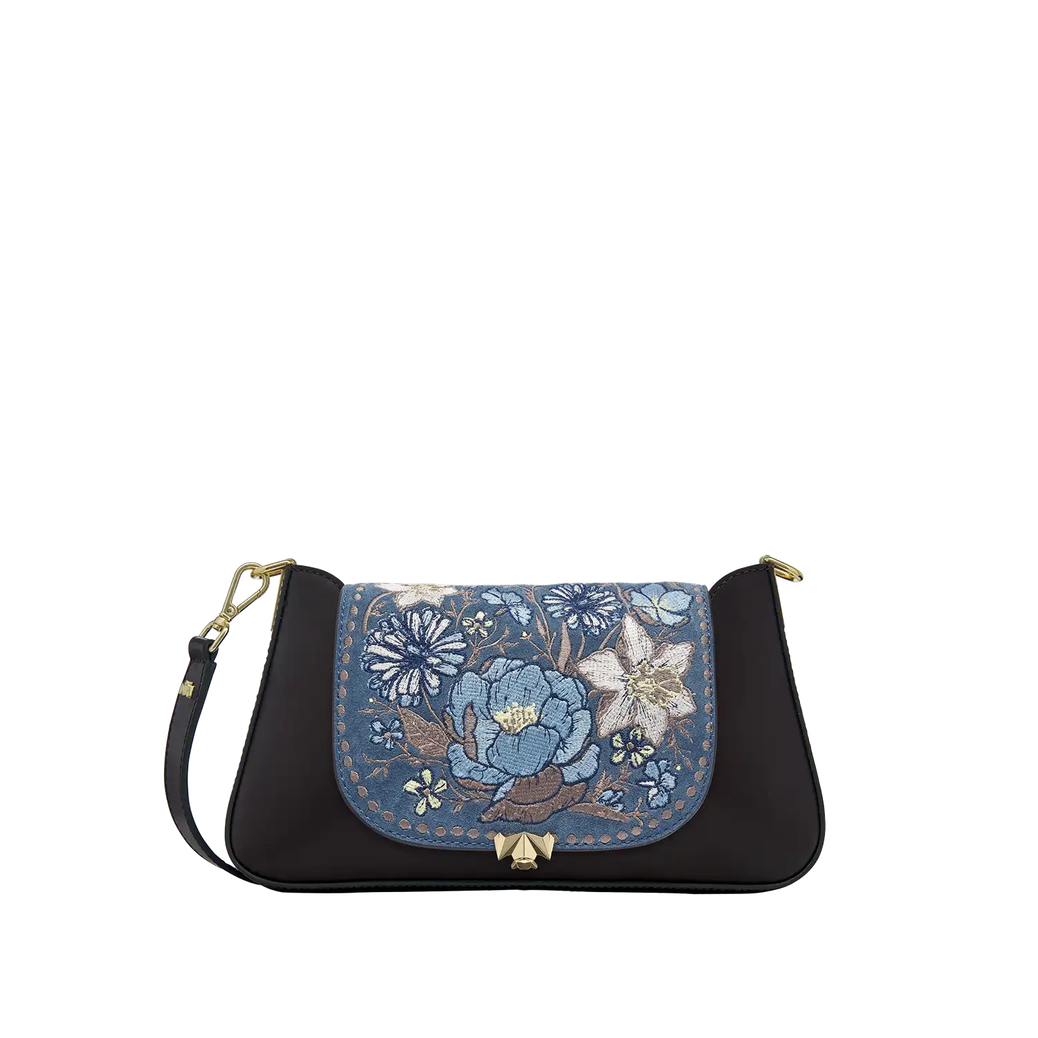 Wechselklappe - Mini Butter Bloom - blau