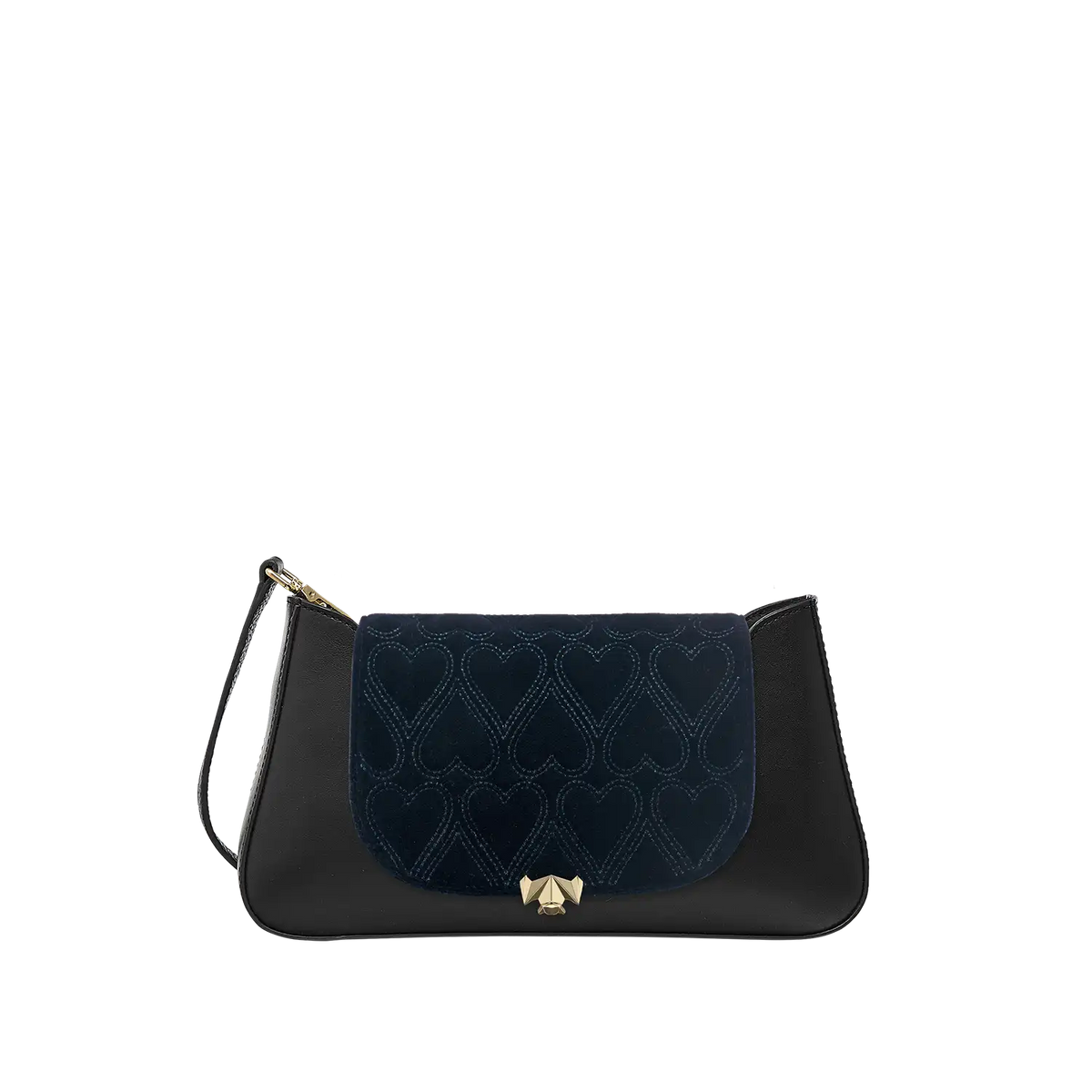 Wechselklappe - Mini Amour de Velours - dunkelblau