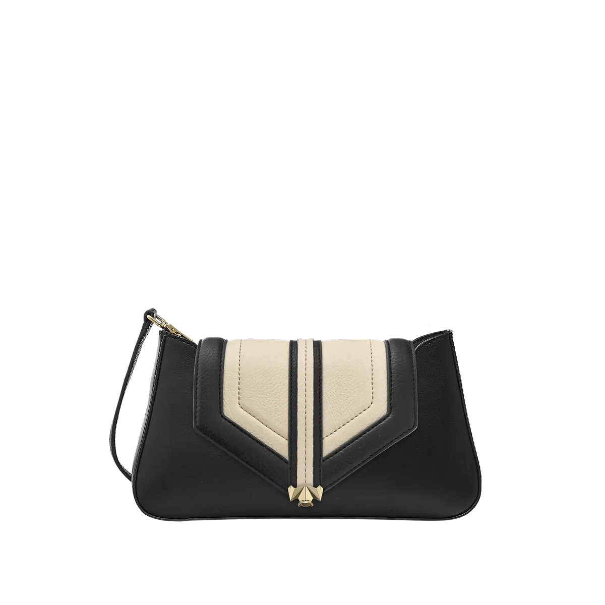 Wechselklappe - Mini Contrast Couture - schwarz-weiß