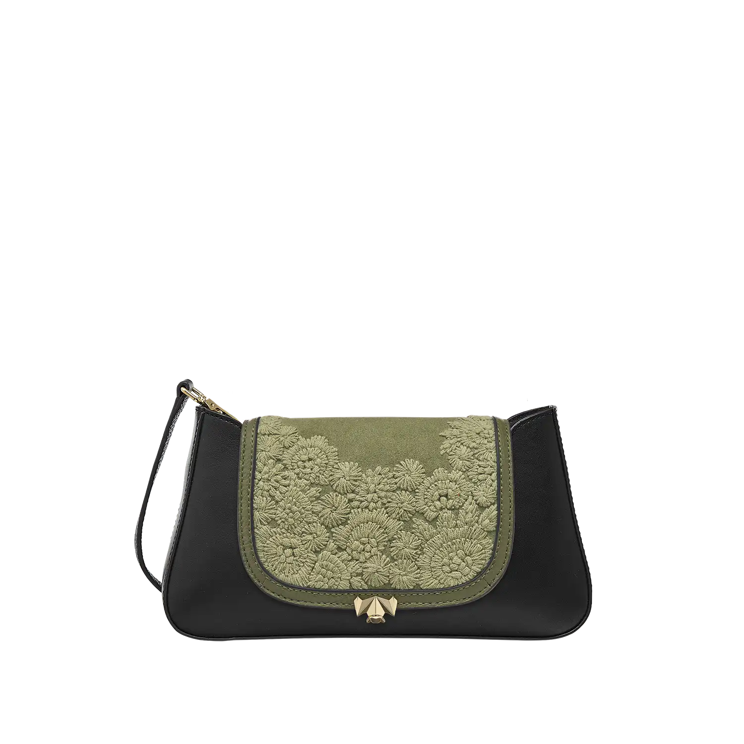 Wechselklappe -  Mini Cozy Bloom - olive