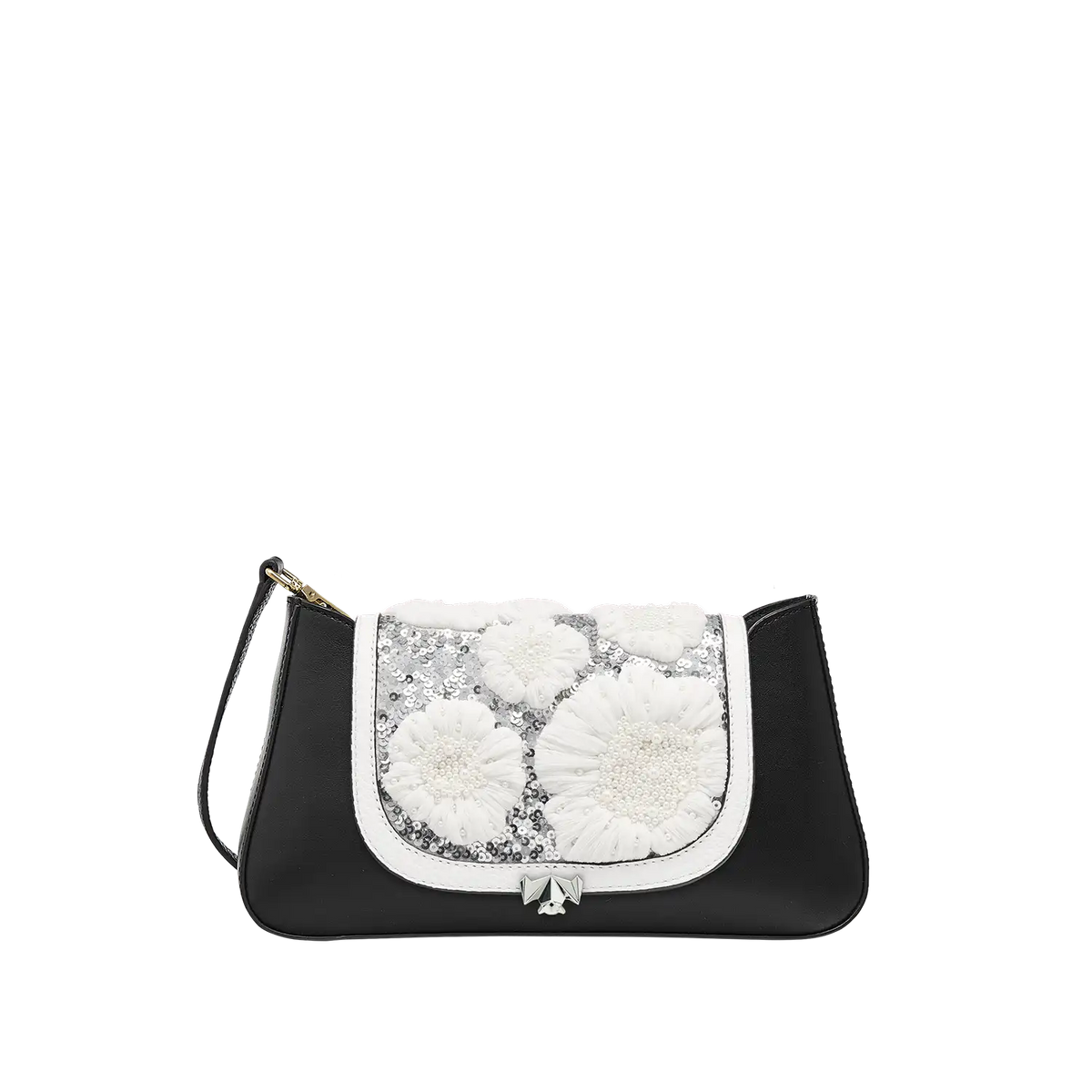 SC Wechselklappe - Mini Diamond Dust - hellgrau-silber