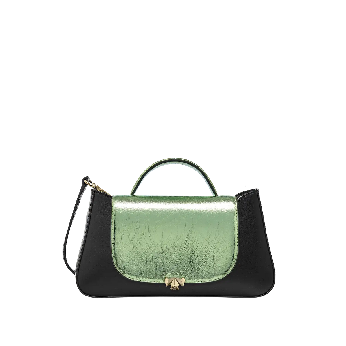 Wechselklappe - Mini Opal Breeze - grün-metallic