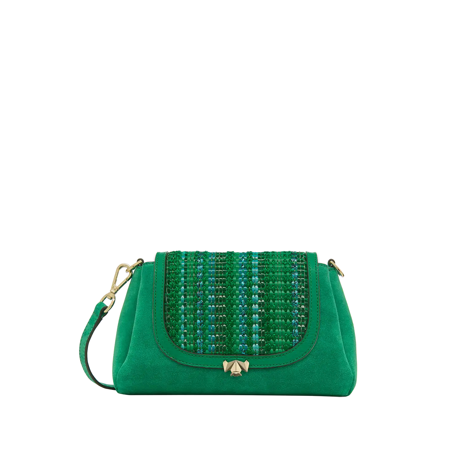 Taschenkoerper Mini Triple - grün velours