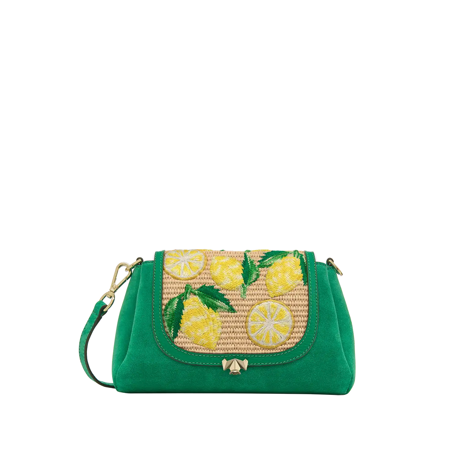 Taschenkoerper Mini Triple - grün velours