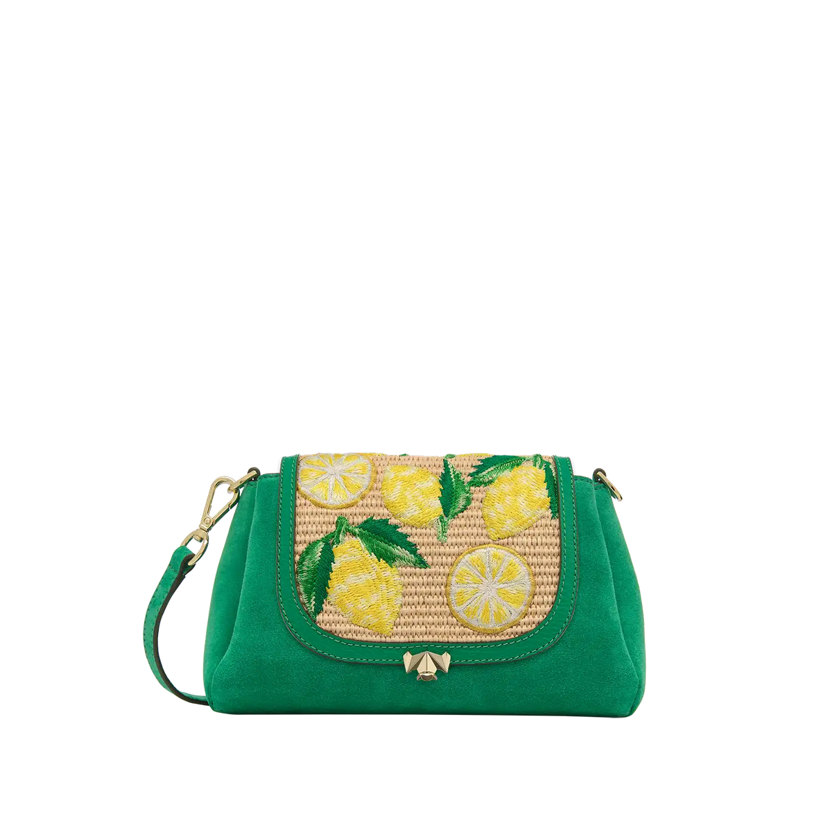Taschenkoerper Mini Triple - grün velours