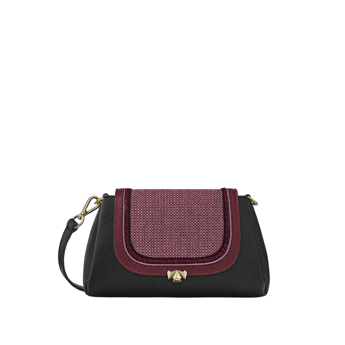 Wechselklappe - Mini Burgundy Kiss - dunkelrot