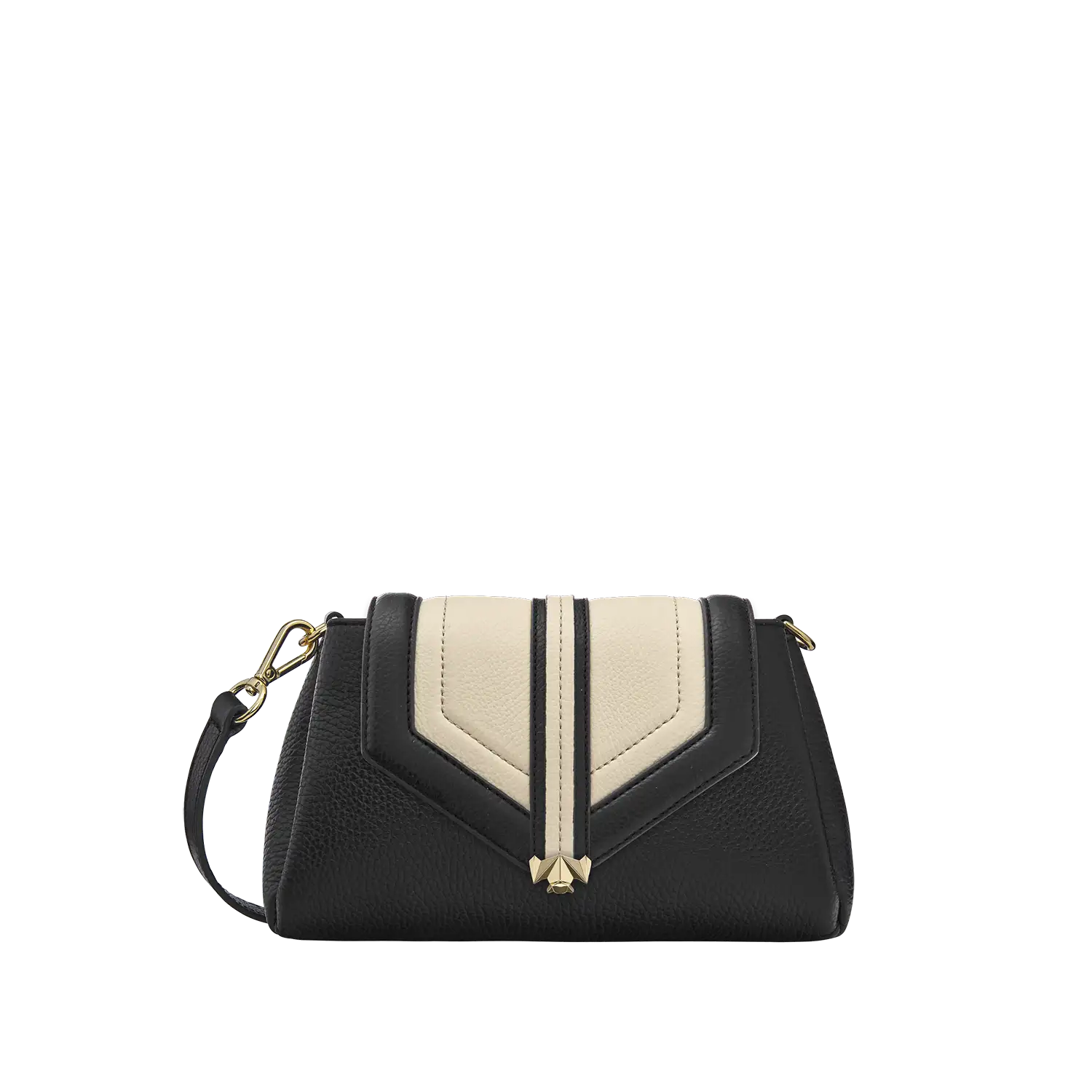 Wechselklappe - Mini Contrast Couture - schwarz-weiß