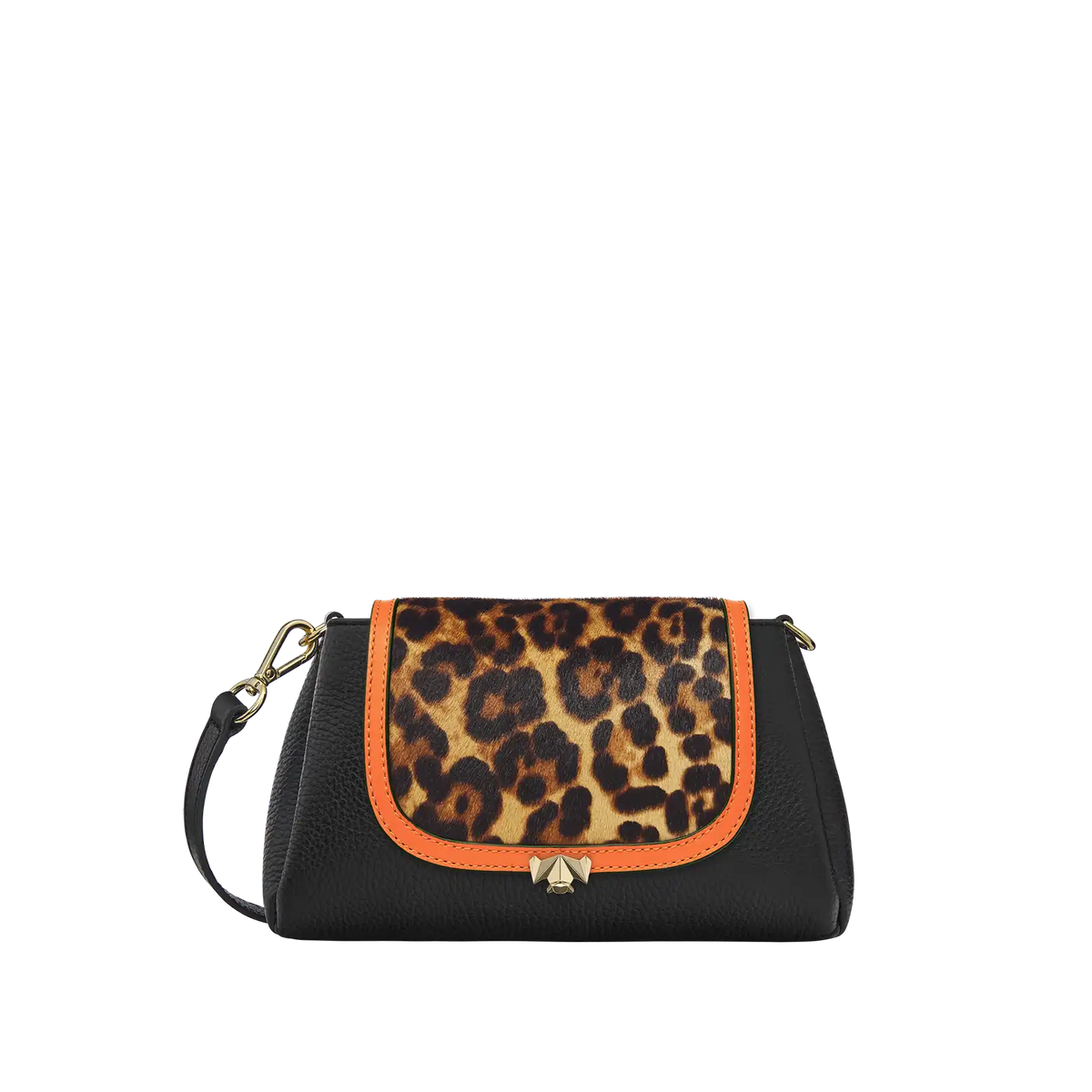 Wechselklappe - Mini Fur Real - leo-orange