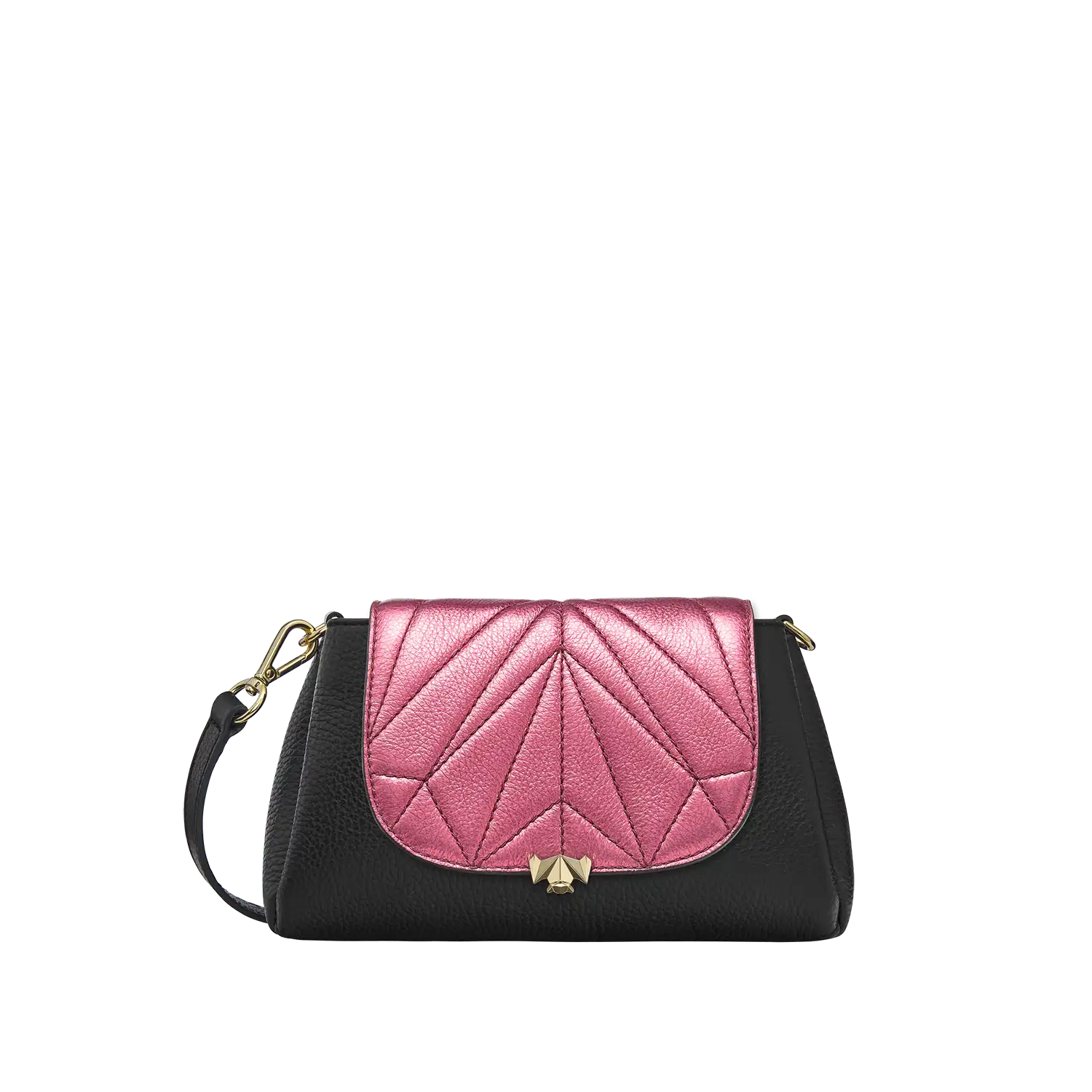 Wechselklappe - Mini Kinda Metallic Mulberry - pink-metallic