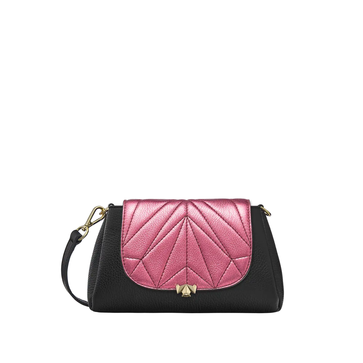 Wechselklappe - Mini Kinda Metallic Mulberry - pink-metallic