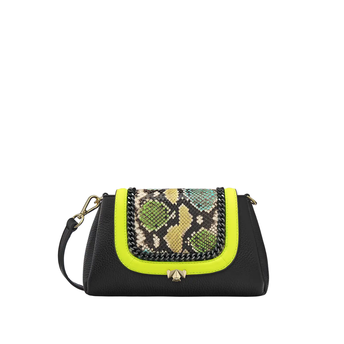 Wechselklappe - Mini Venom Neon - gelb-bunt