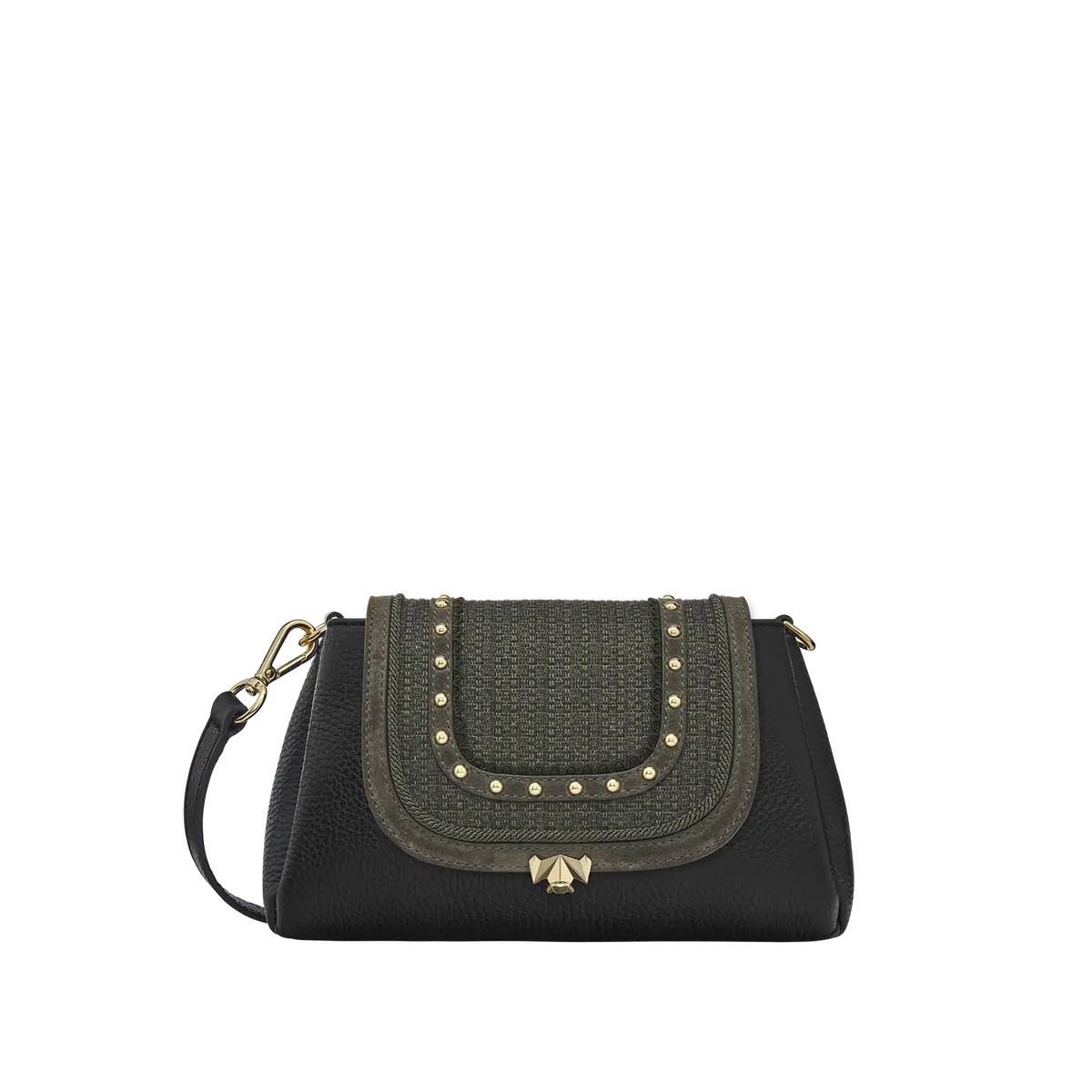 Wechselklappe - Mini Woodland Chic - grün-glitzer