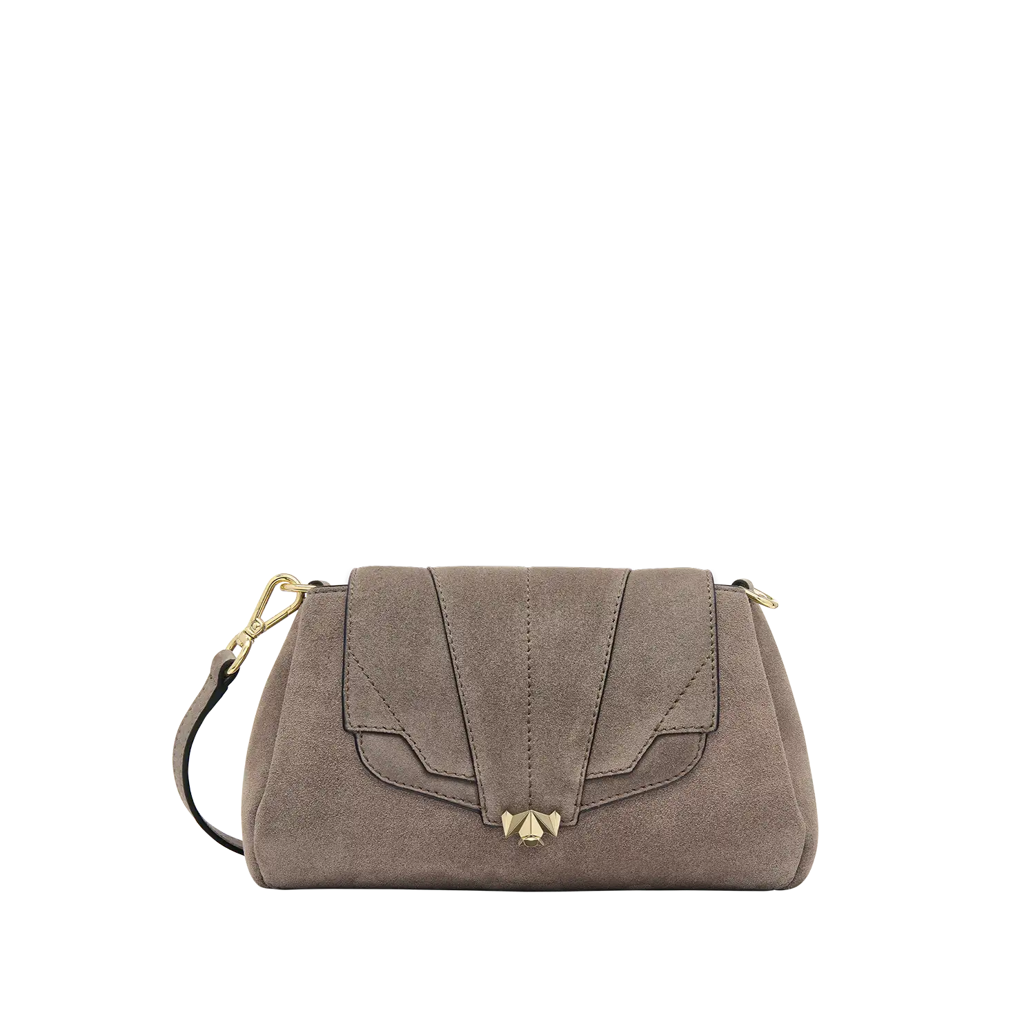 Wechselklappe - Mini Milky Solitair - taupe
