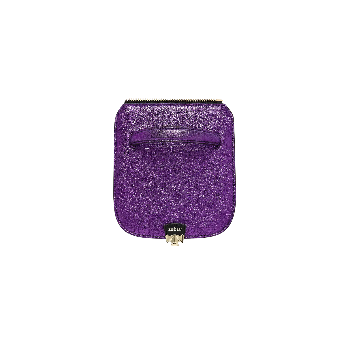 Wechselklappe - Mini Berry Glam - lila-metallic