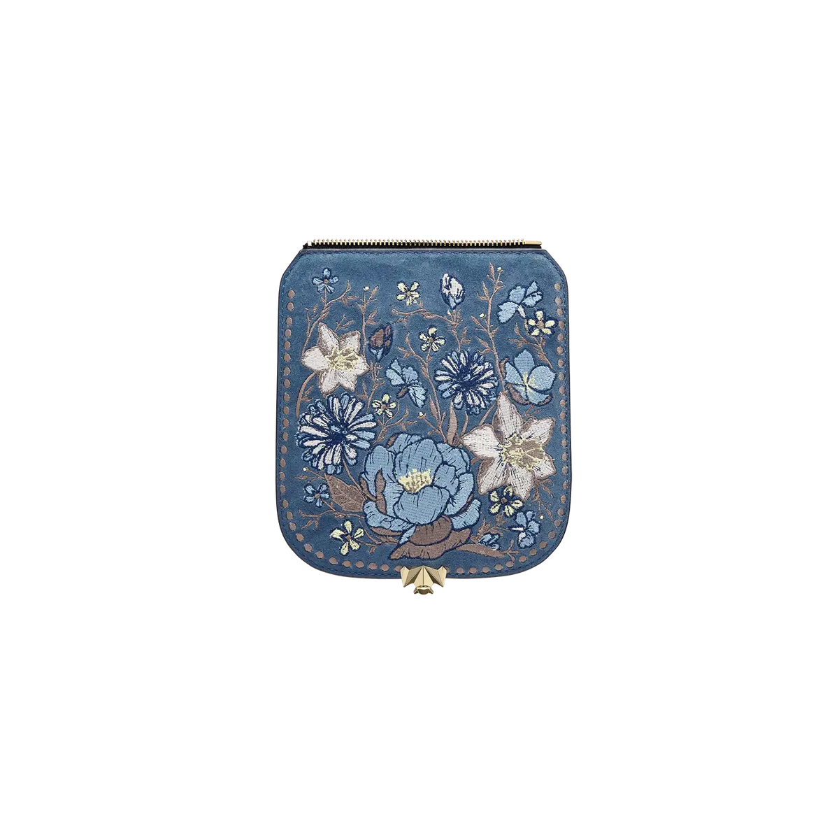 Wechselklappe - Mini Butter Bloom - blau