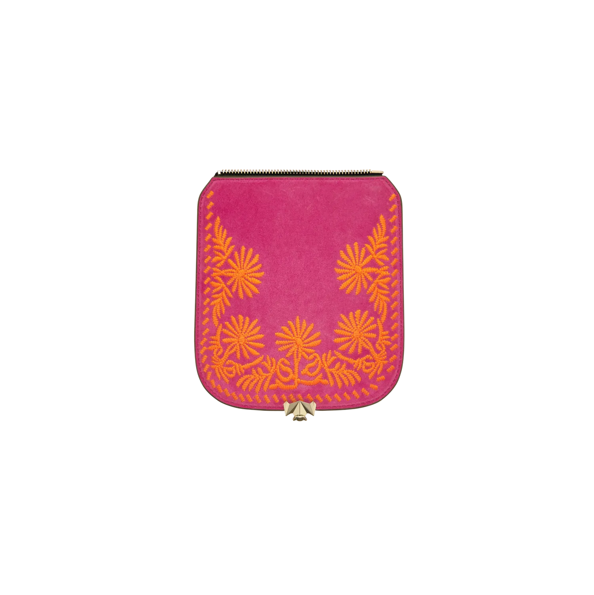 Wechselklappe - Mini Crazy Daisy - pink-orange