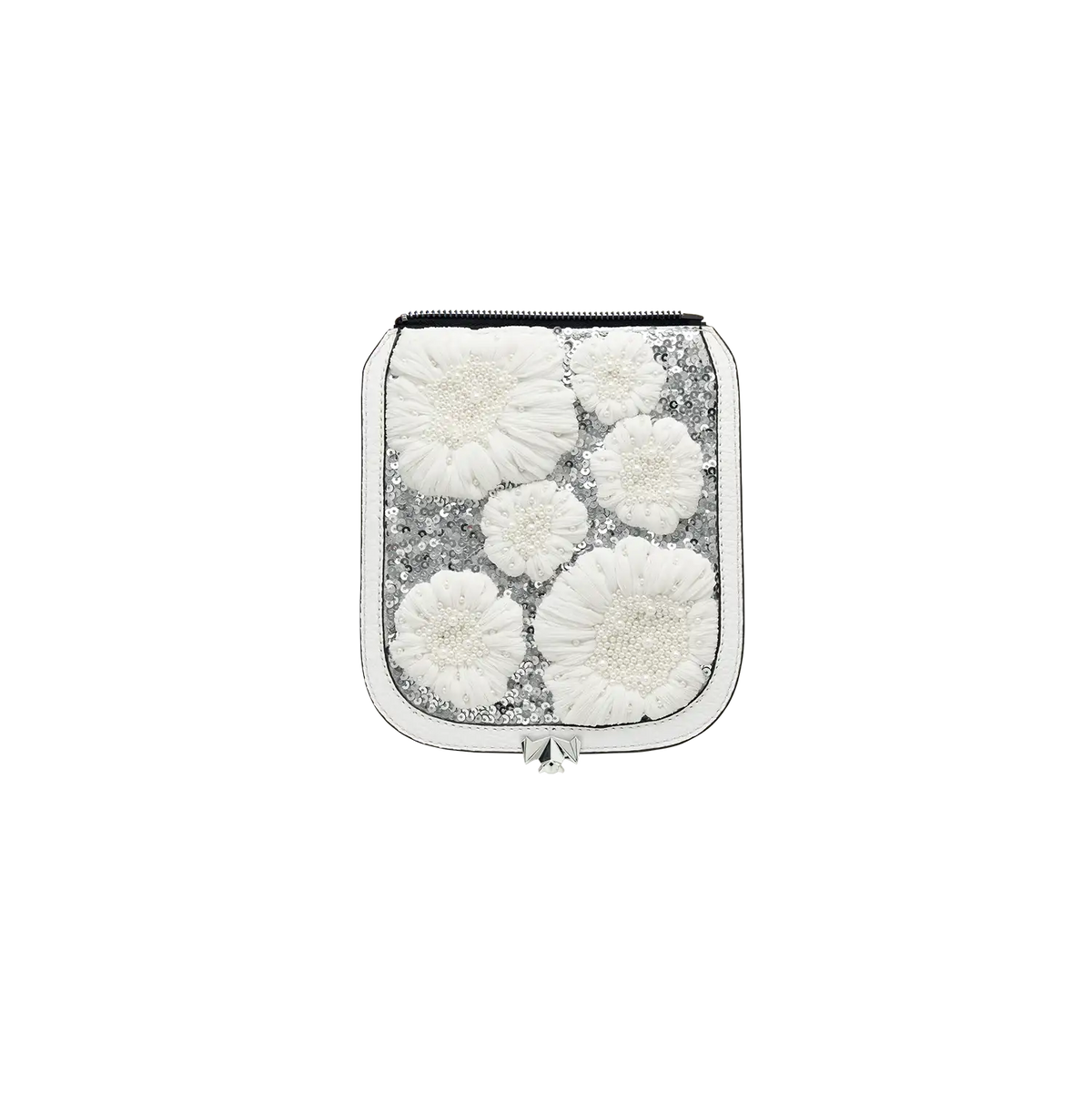 SC Wechselklappe - Mini Diamond Dust - hellgrau-silber