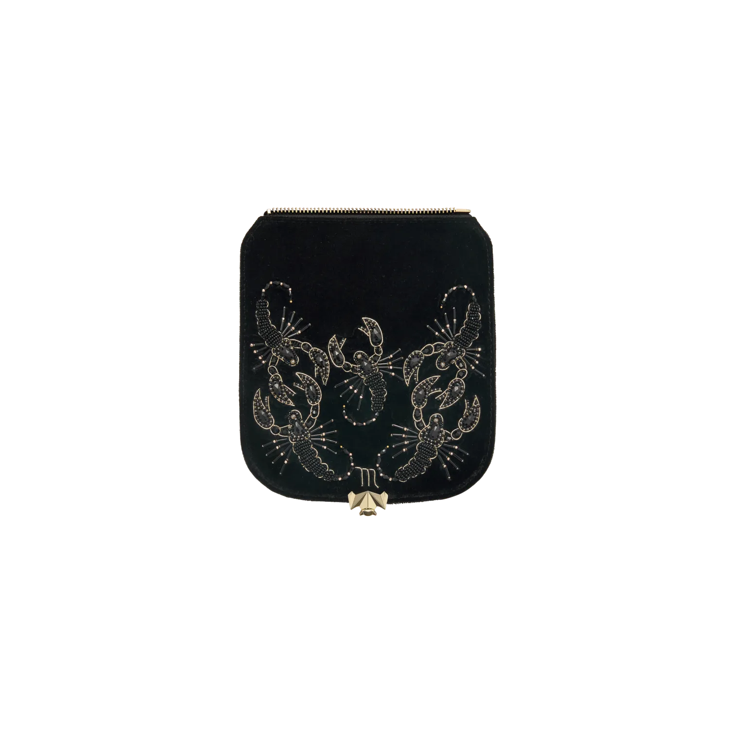 Wechselklappe - Mini Gilded Scorpion - schwarz